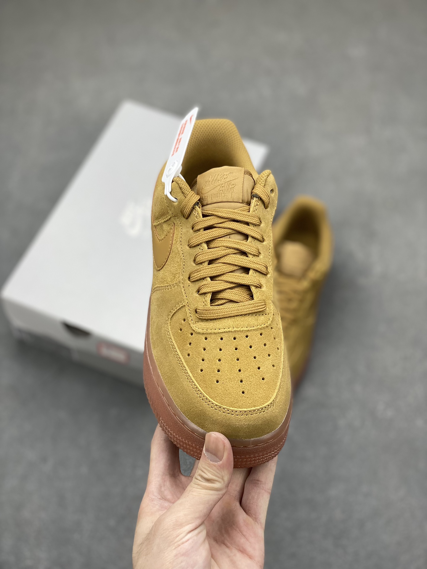 Nike Air Force 1 '07 Premium Suede Casual Shoes - Golden Tan 3 i1699138340 7748 1