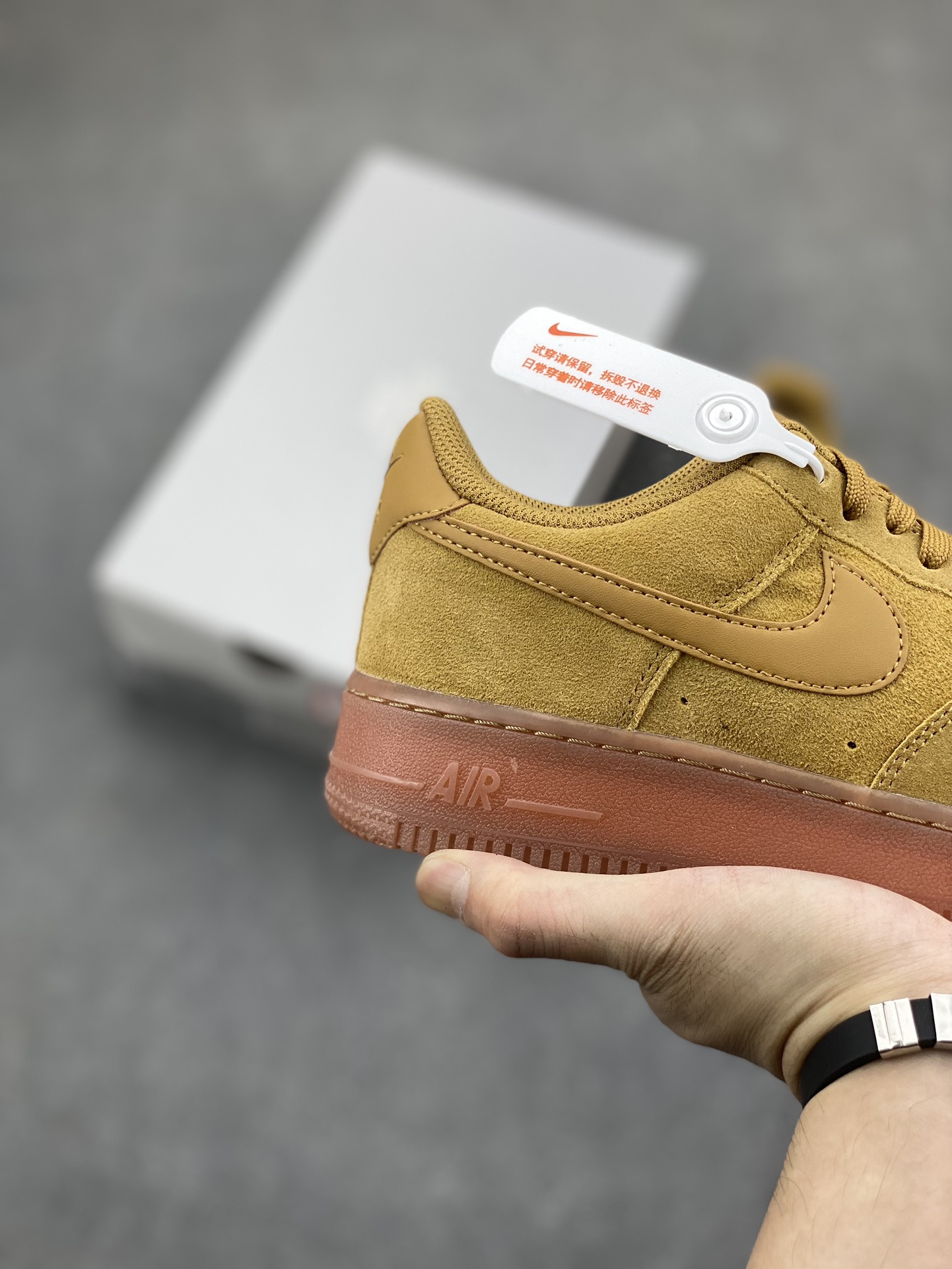Nike Air Force 1 '07 Premium Suede Casual Shoes - Golden Tan 6 i1699138340 9069 4