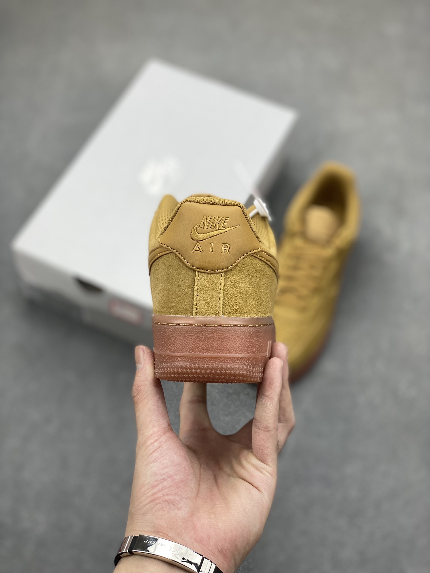 Nike Air Force 1 '07 Premium Suede Casual Shoes - Golden Tan 5 i1699138340 9131 3