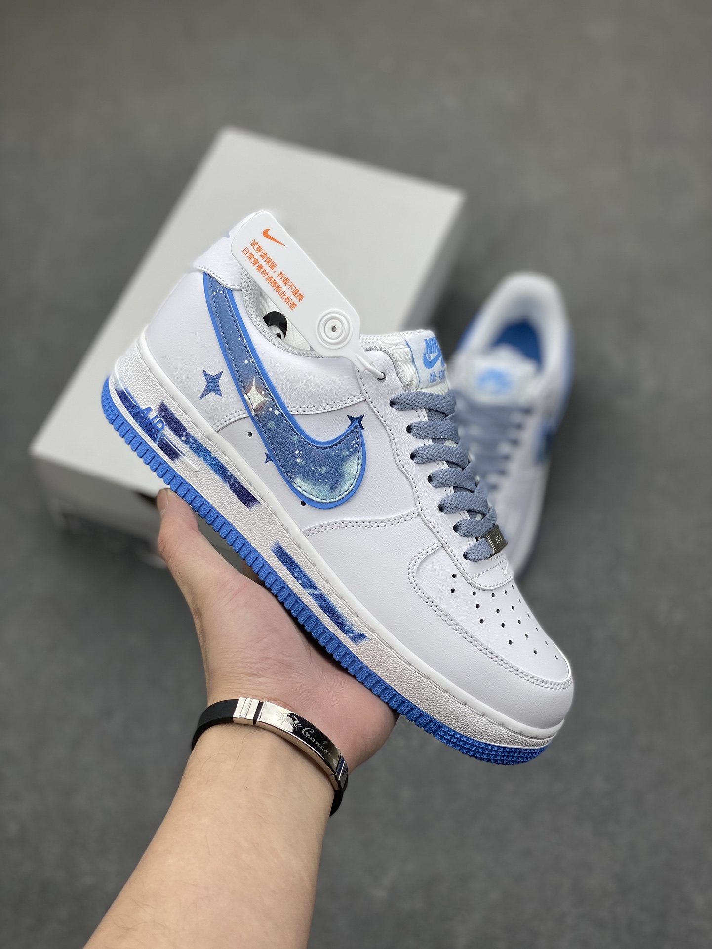 Air Force 1 Low White Blue Sneakers DV0788-101 - Limited Edition 2 i1699908800 4781 0