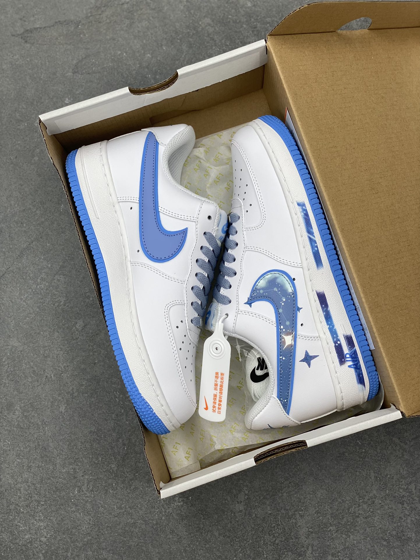 Air Force 1 Low White Blue Sneakers DV0788-101 - Limited Edition 10 i1699908800 5233 8