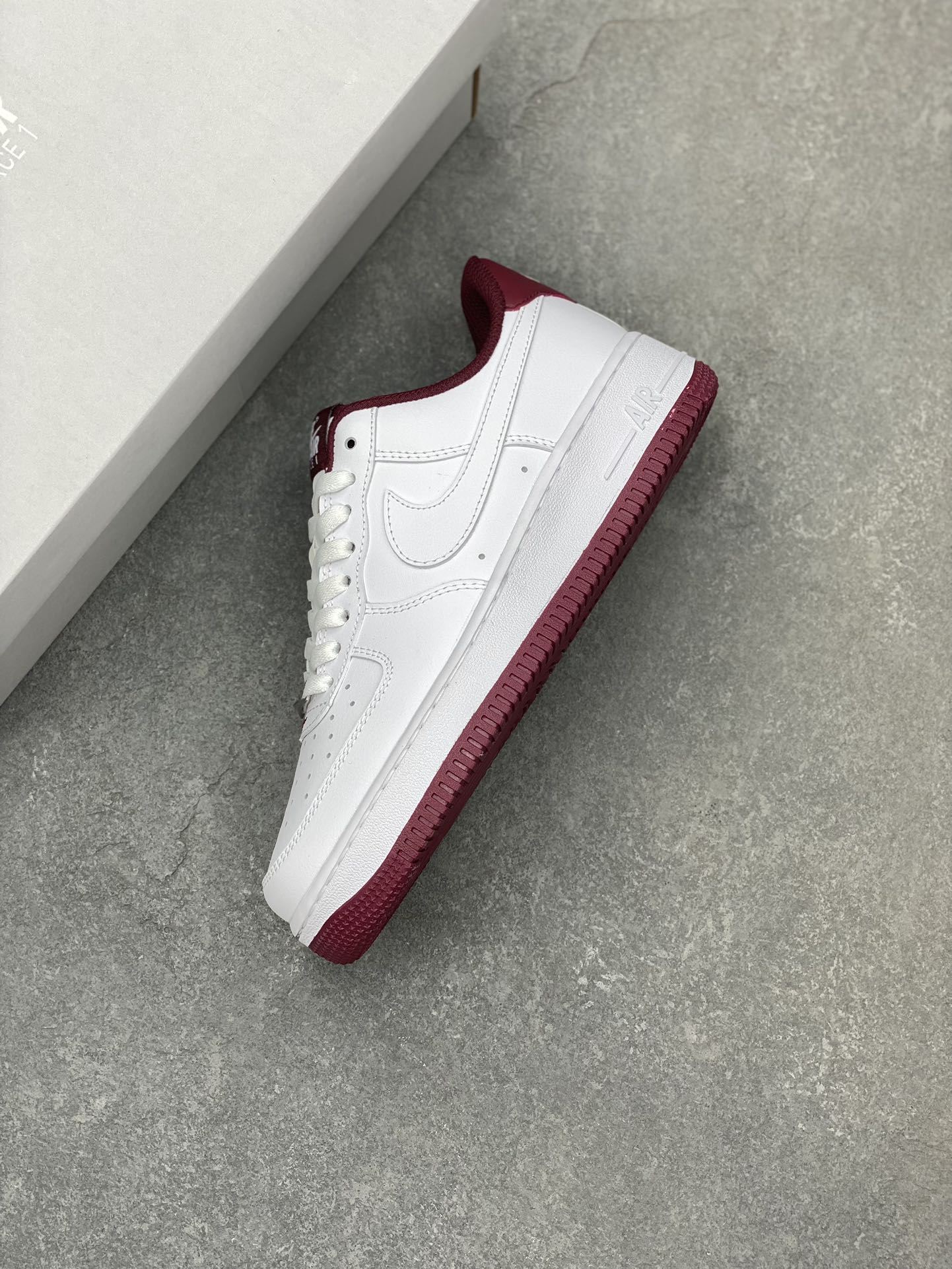 Nike Air Force 1 Low White Burgundy Crush: Premium Comfort and Style 8 i1700175091 8161 6