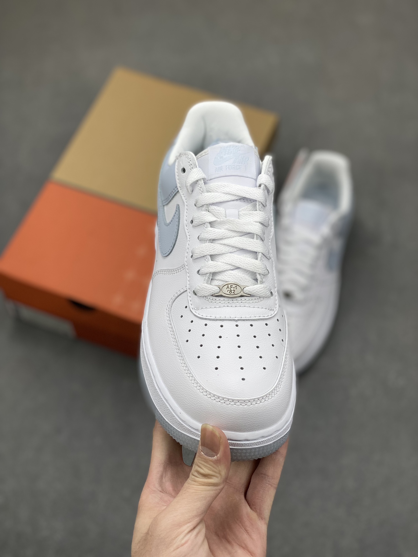 Nike Air Force 1 Low White Grey (FJ5755-100) Original Quality Sneakers 3 i1700505130 3534 1