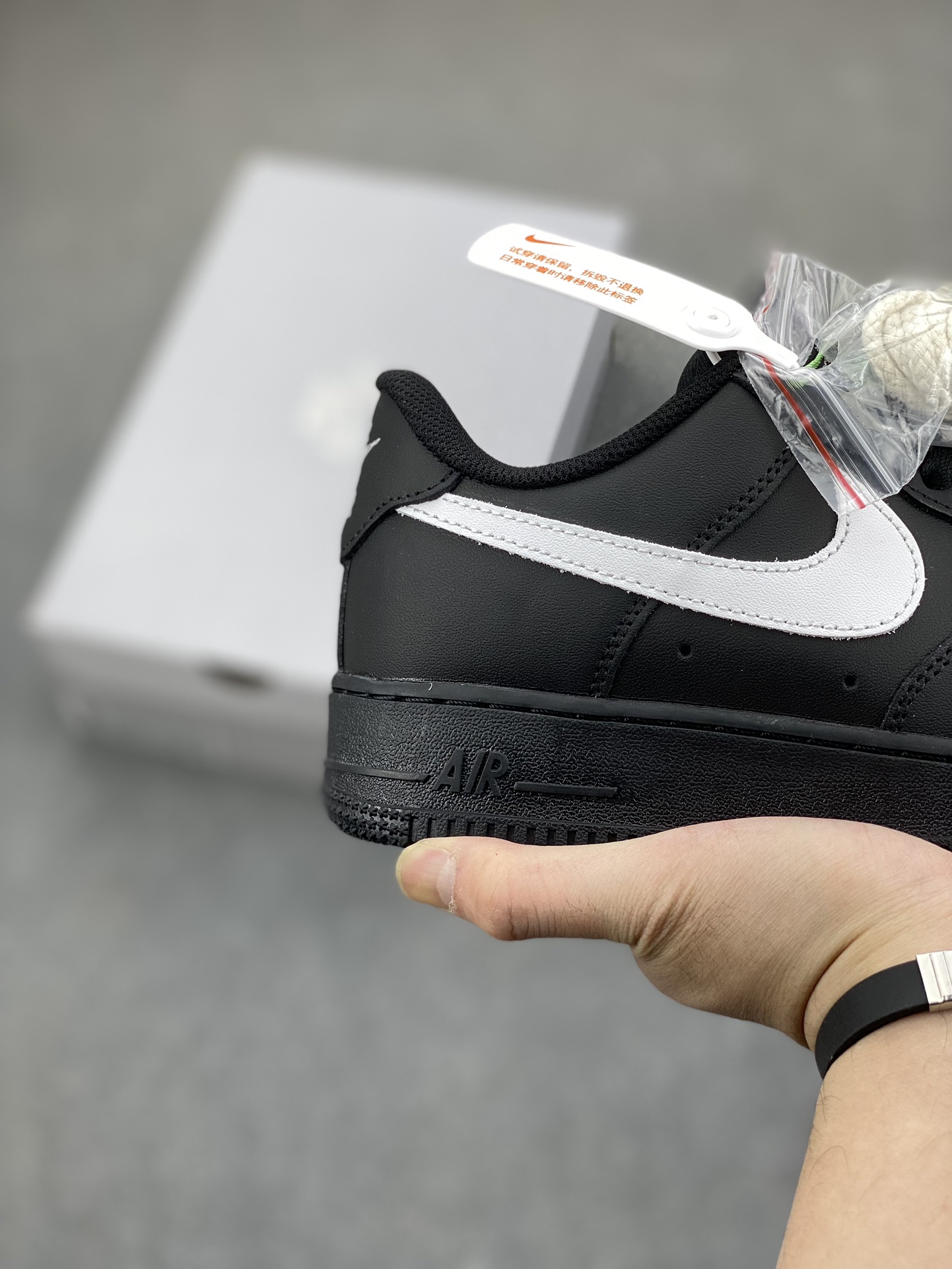 Nike Air Force 1 Low Black and White Sneakers - Lifetime Warranty 6 i1700594101 1840 4