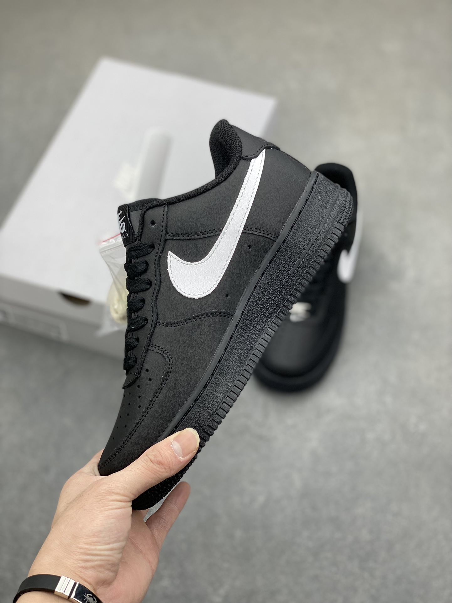 Nike Air Force 1 Low Black and White Sneakers - Lifetime Warranty 4 i1700594101 7982 2