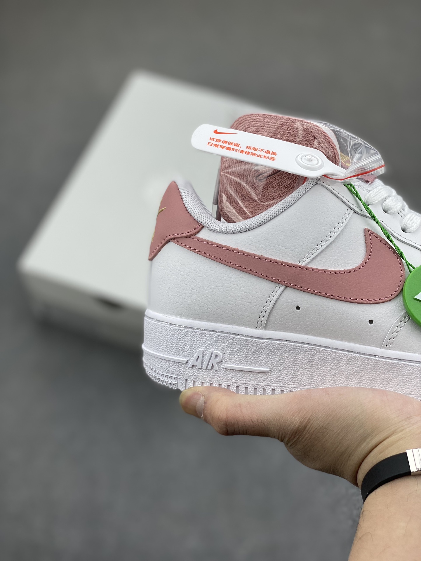 Nike Air Force 1 '07 White/Wine Red, Premium Leather, Cushioned Comfort 6 i1700594255 5667 4
