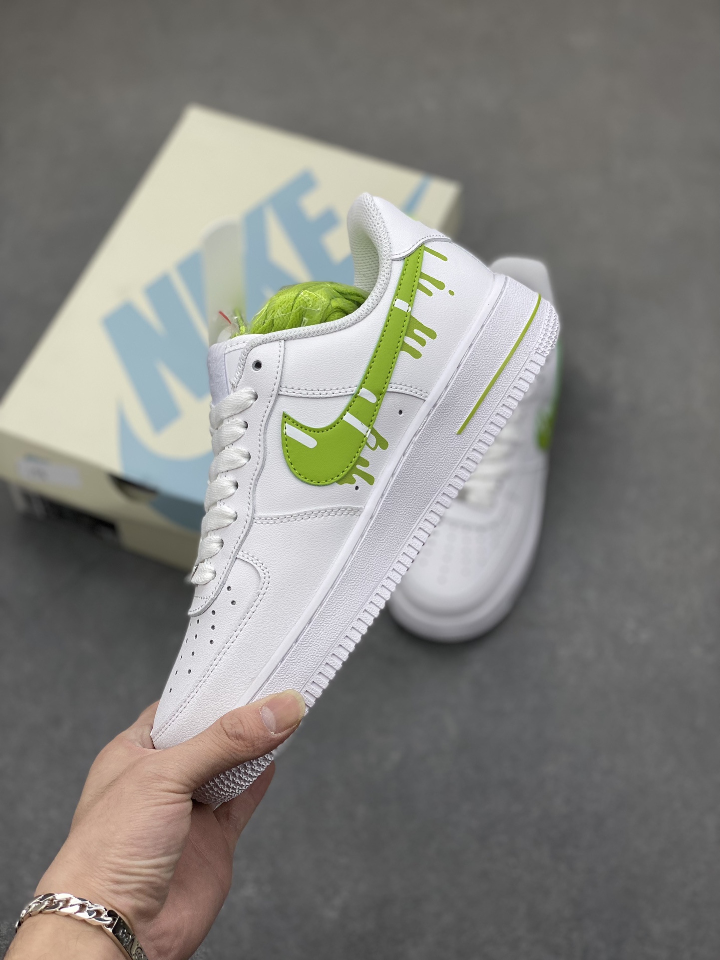 NK Air Force 1 '07 Low White/Green Casual Sneakers CW2288-009 4 i1701064090 5306 2