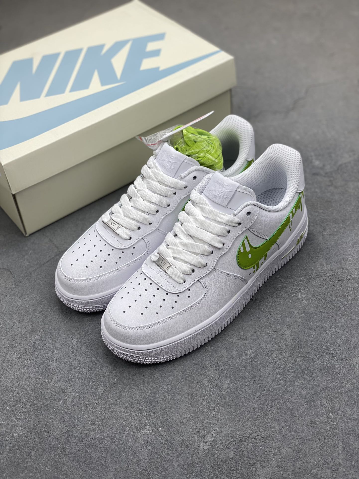 NK Air Force 1 '07 Low White/Green Casual Sneakers CW2288-009 9 i1701064090 7523 7