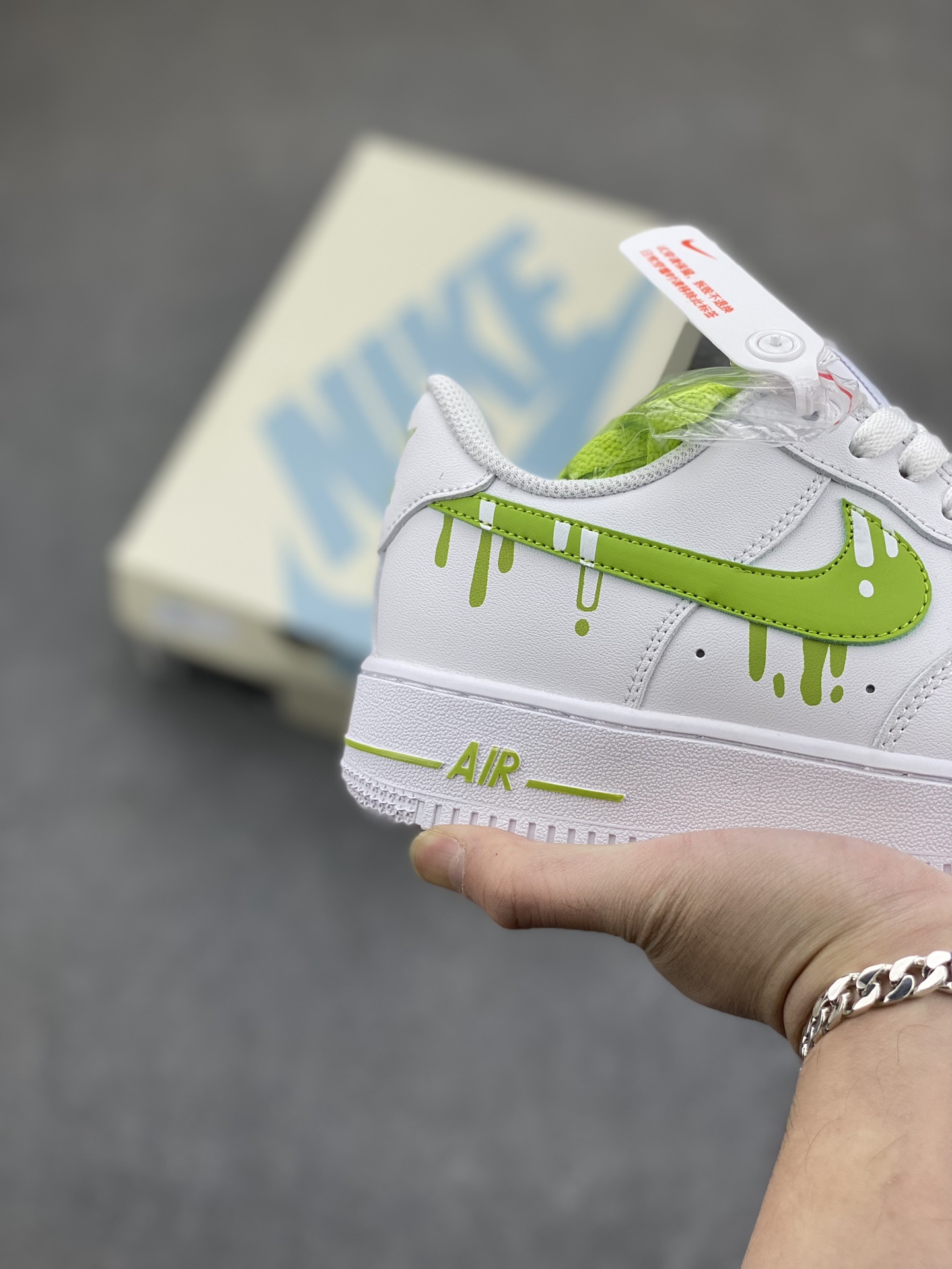 NK Air Force 1 '07 Low White/Green Casual Sneakers CW2288-009 6 i1701064090 9486 4