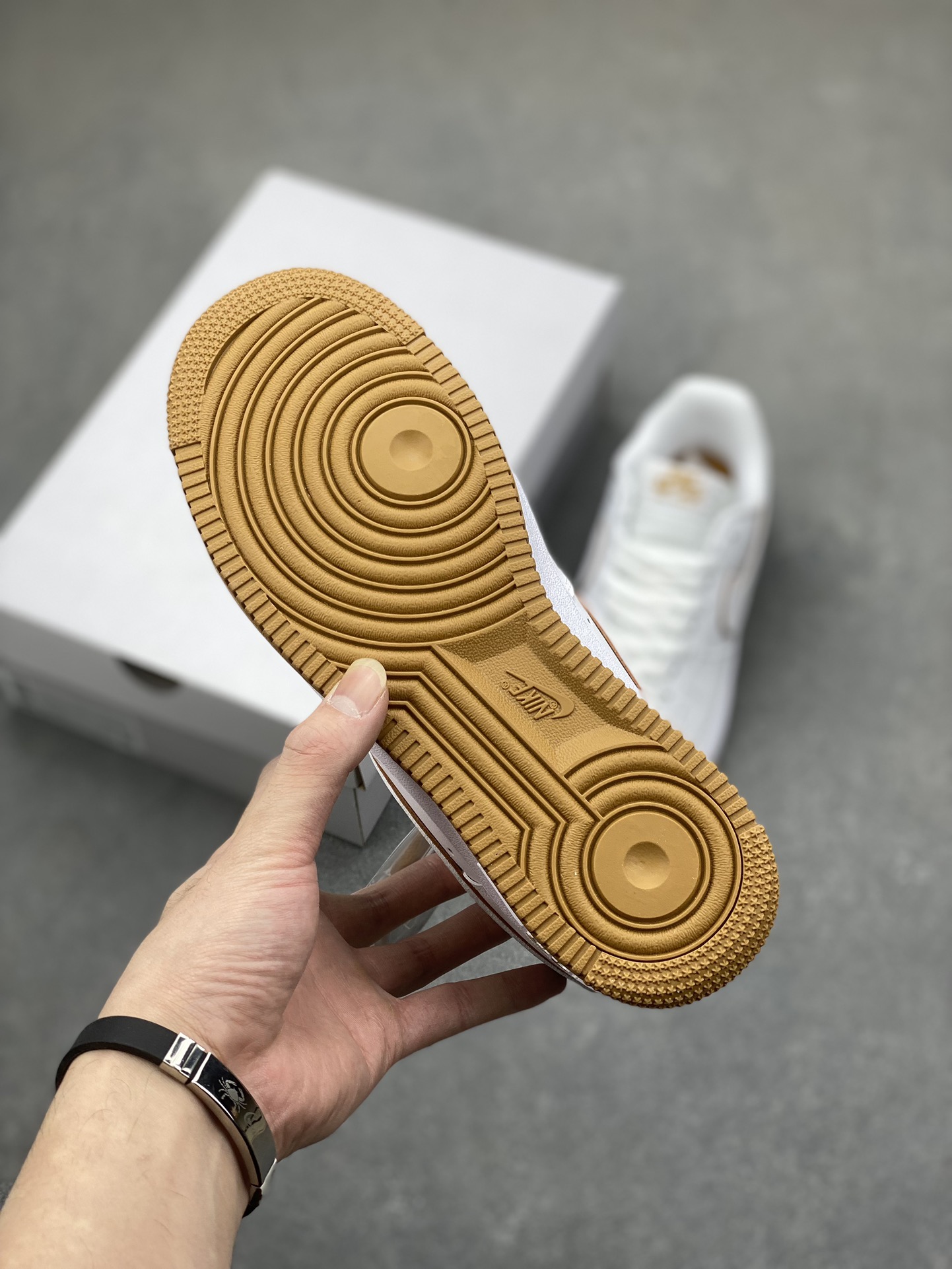 Nike Air Force 1 Low White and Gold Accent Sneakers - Lifetime Warranty 7 i1701457172 2226 3