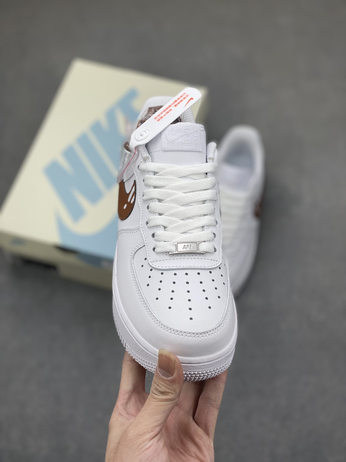 Nike Air Force 1 Low White Chocolate Drip Casual Sneakers CW2288-008 3 i1701549983 8659 5
