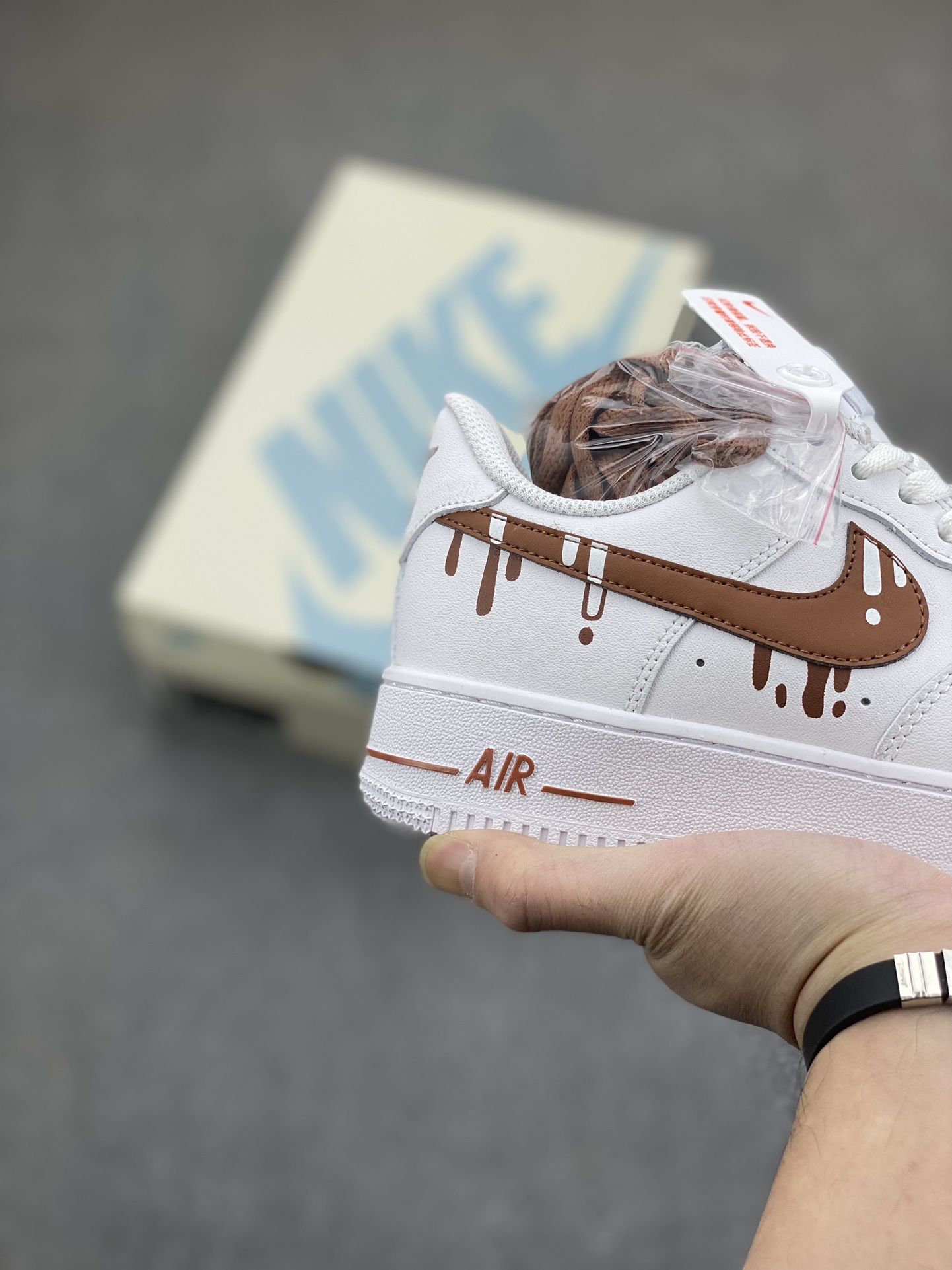 Nike Air Force 1 Low White Chocolate Drip Casual Sneakers CW2288-008 6 i1701549983 9681 3
