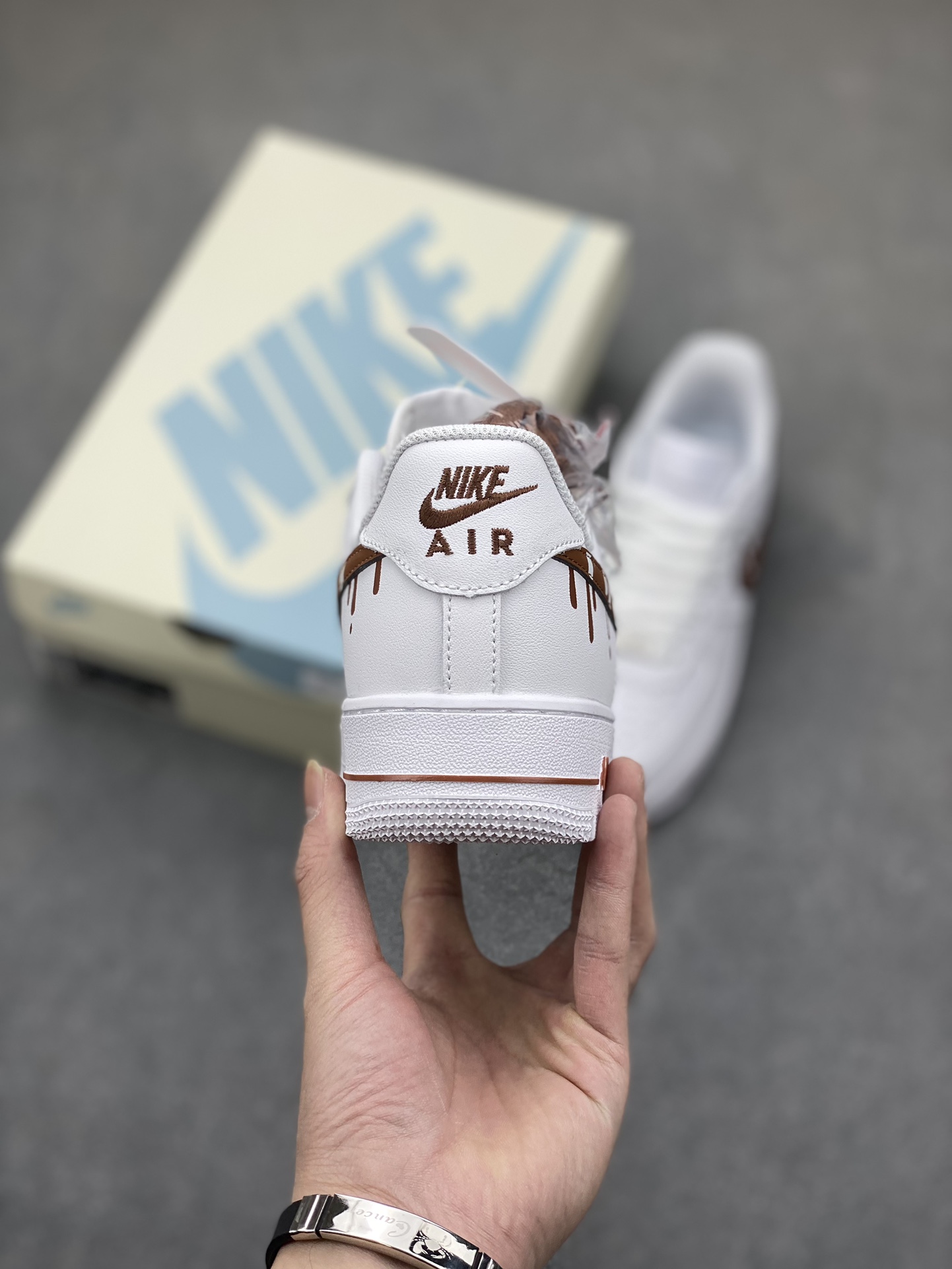 Nike Air Force 1 Low White Chocolate Drip Casual Sneakers CW2288-008 5 i1701549983 9800 7