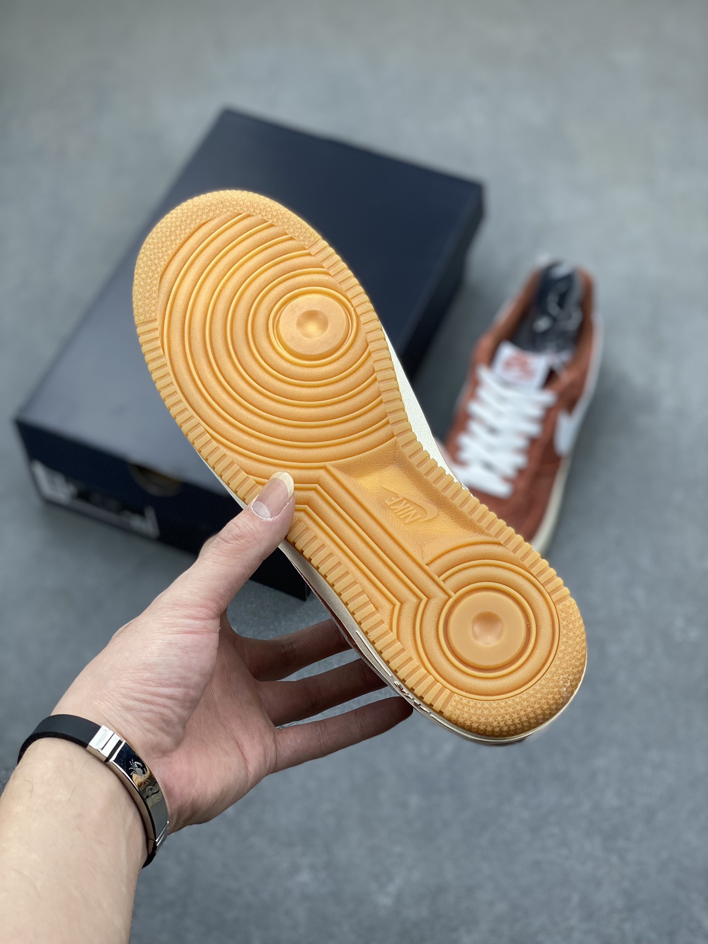 Nike Air Force 1 Low White Orange Suede Casual Sneakers AV0383-221 7 i1702324853 9343 8