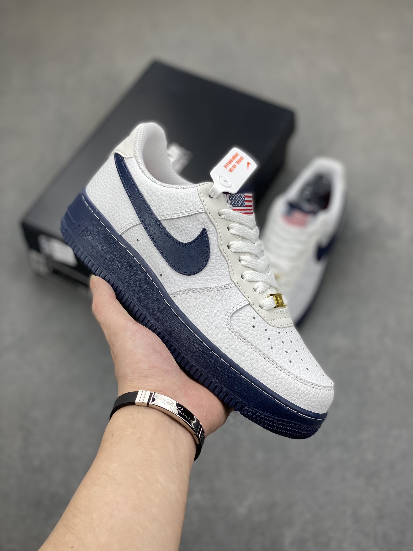 Nike Air Force 1 Low White Blue US Flag - Original Design & Comfort 2 i1702324943 9074 1