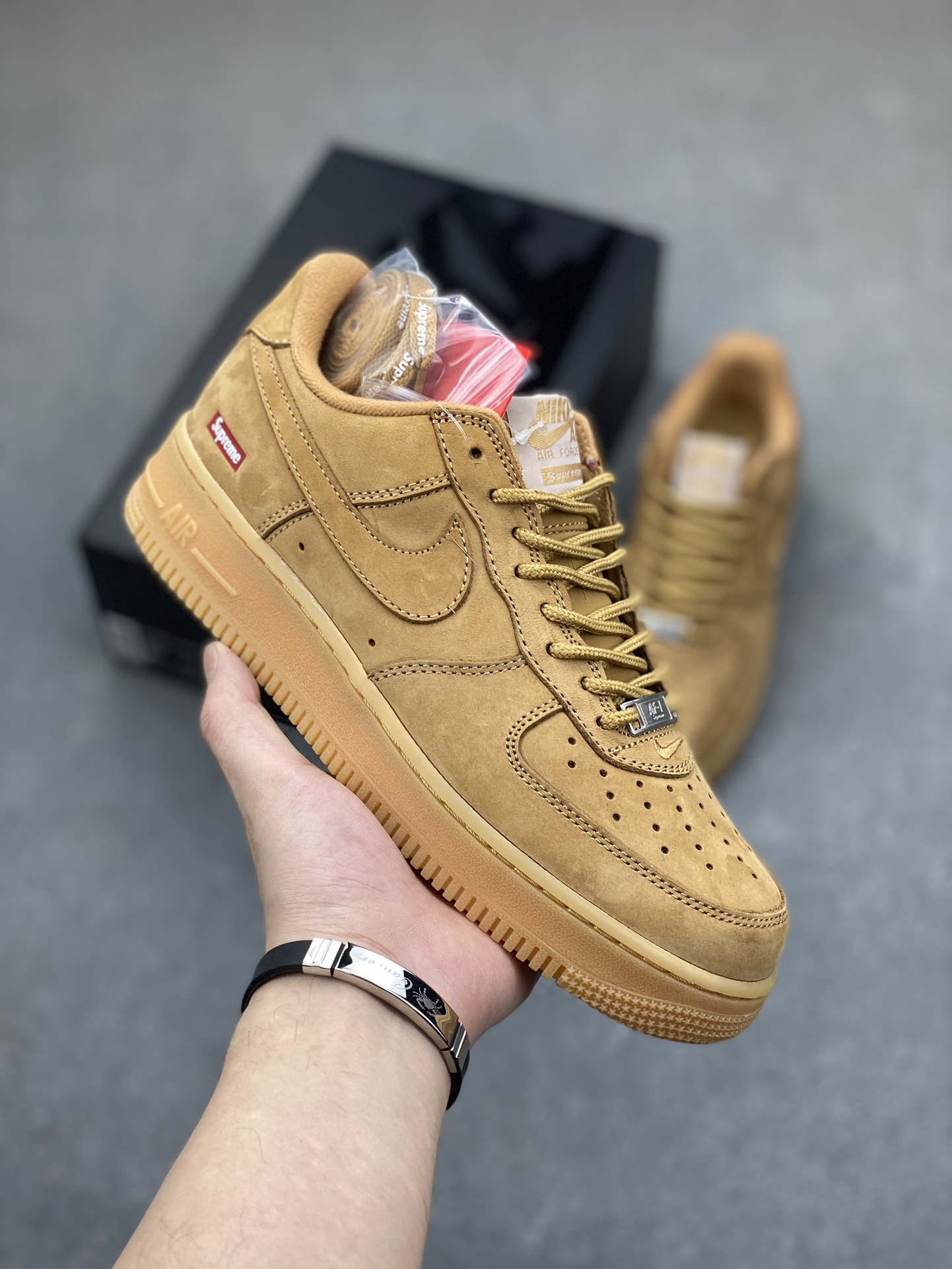 Nike Air Force 1 Low Supreme Wheat DN1555-200, Original Version 2 i1702585773 241 6