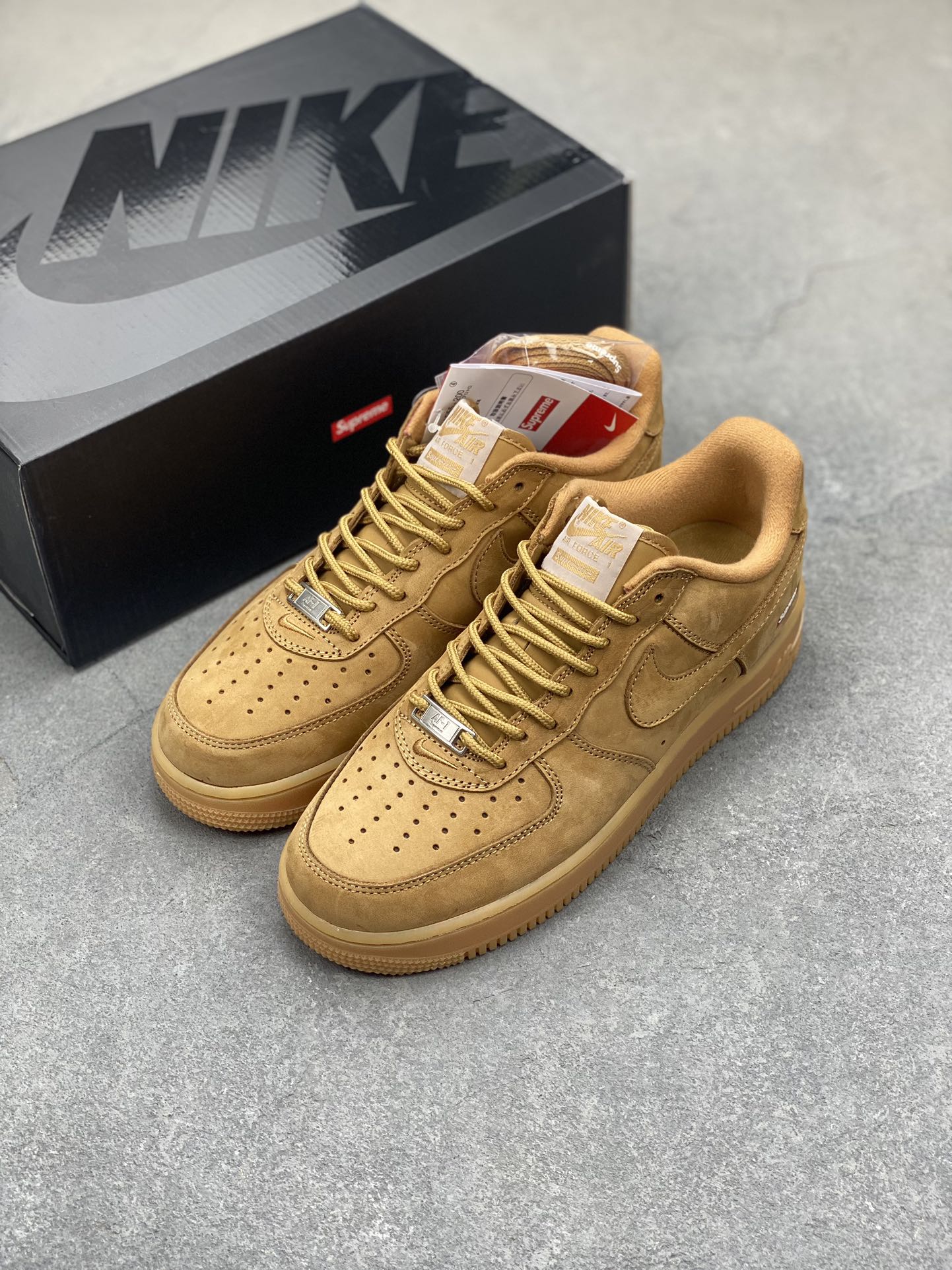 Nike Air Force 1 Low Supreme Wheat DN1555-200, Original Version 9 i1702585773 6662 5