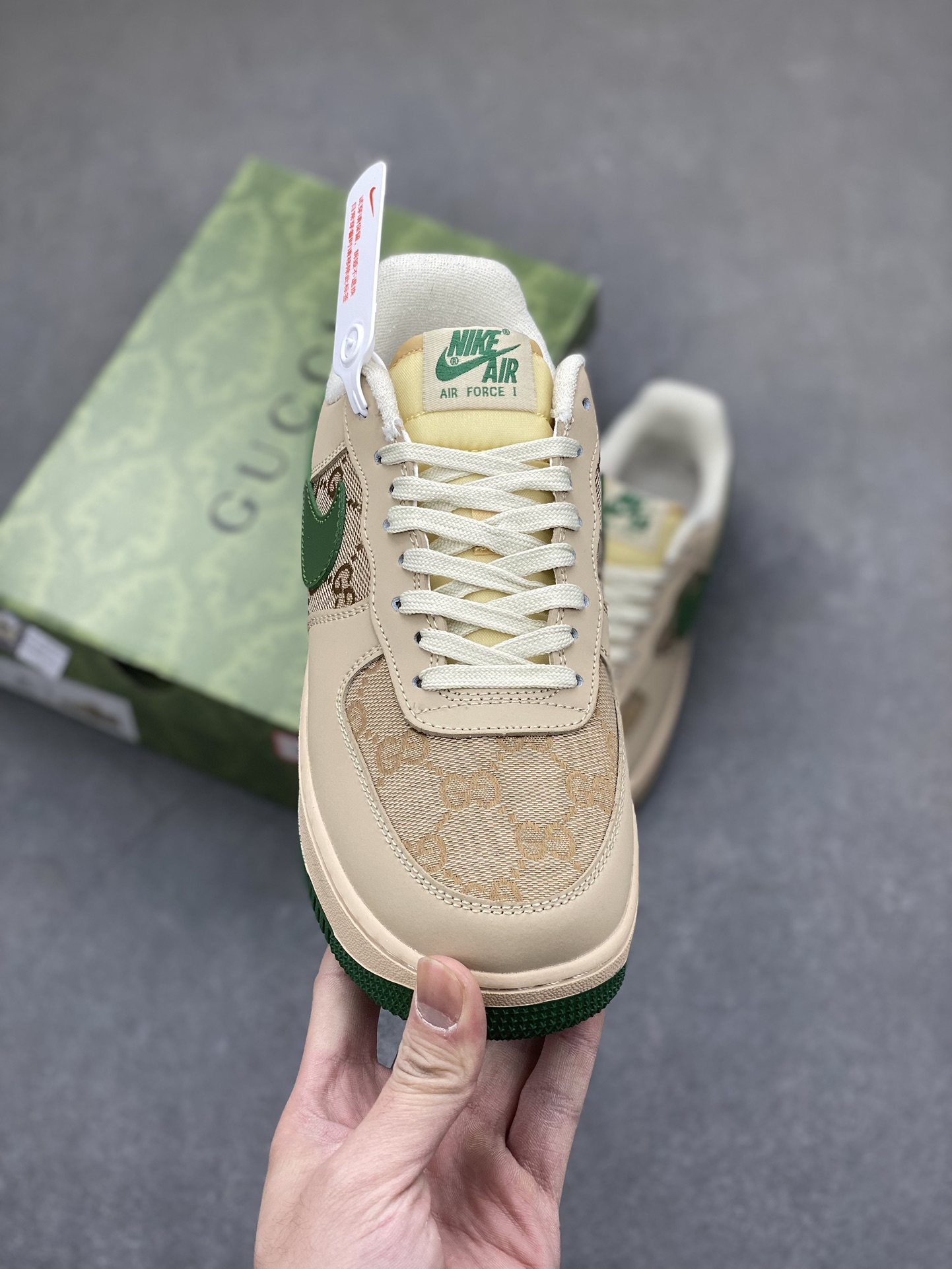 Nike Air Force 1 '07 Low Gucci Collaboration Casual Sneakers - Style & Comfort 3 i1702841554 5140 1