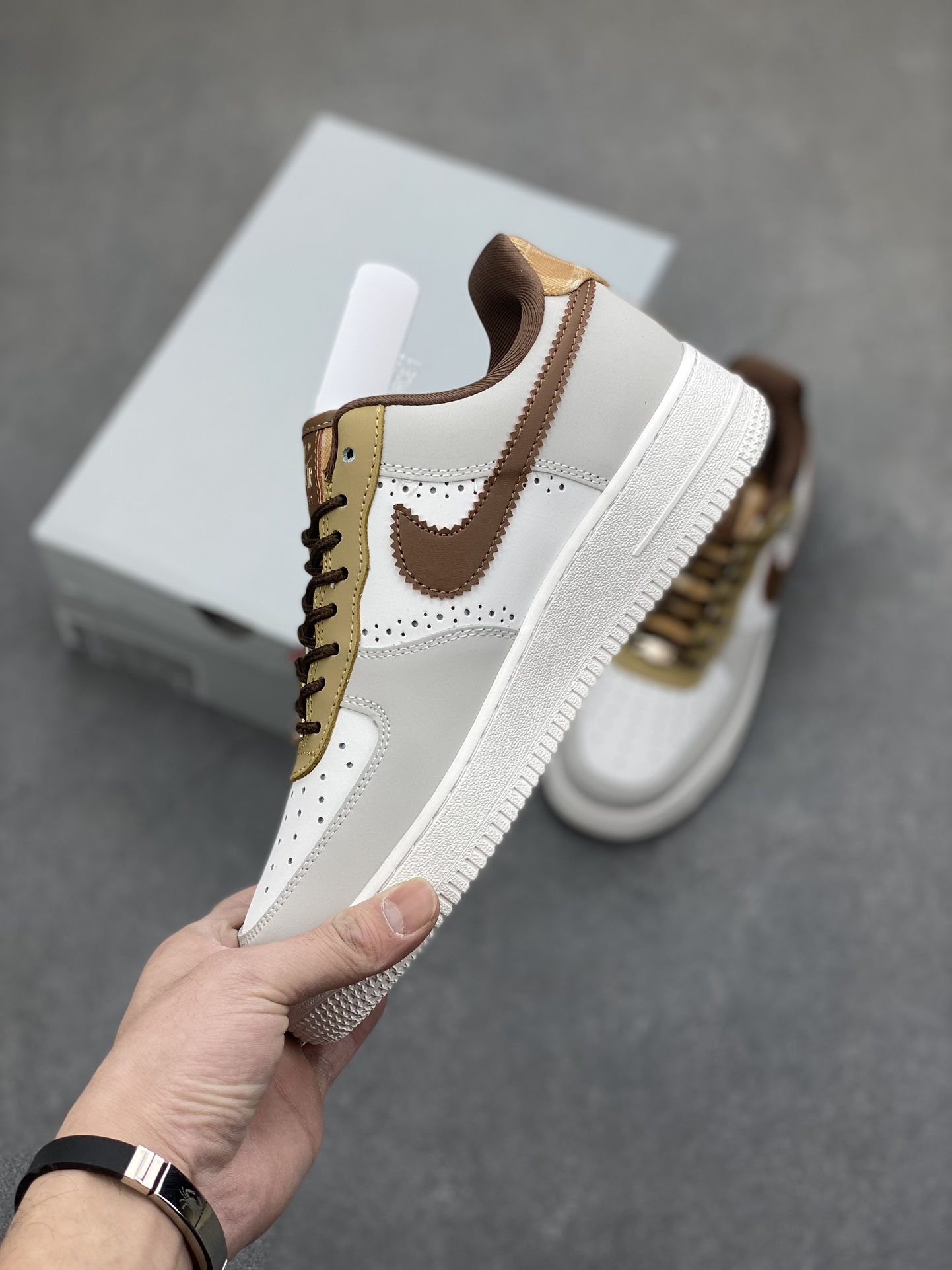 Nike Air Force 1 Low 'Grey Brown' Casual Sneakers FV3702-121 4 i1702841606 636 2