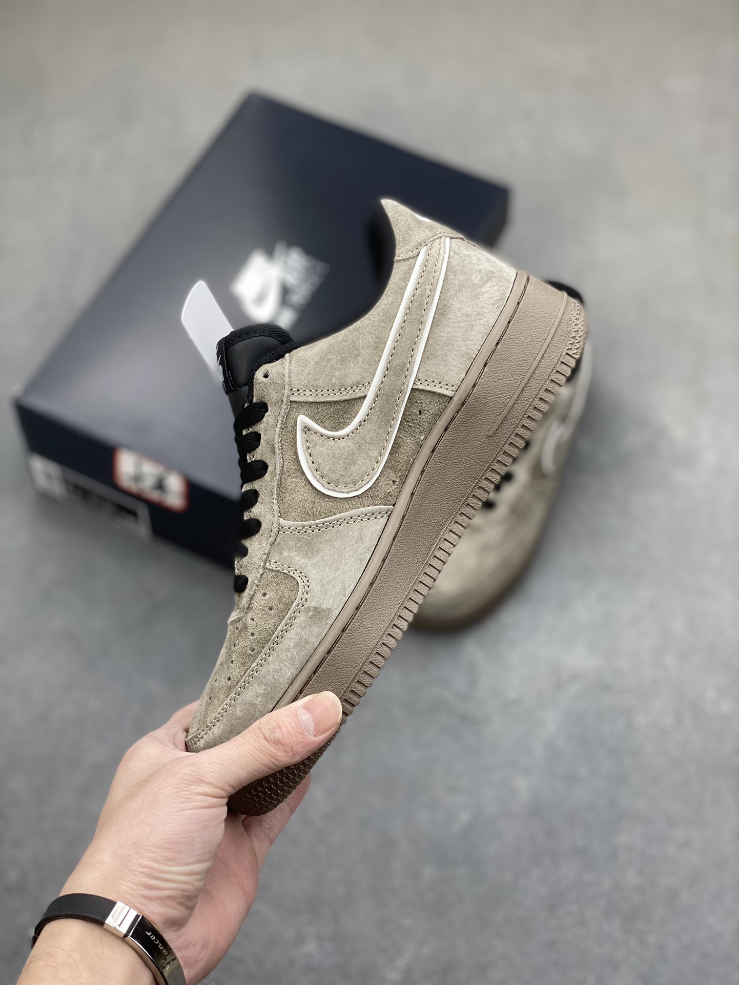 Nike Air Force 1 Low Grey Suede Sneakers - Limited Edition 4 i1703541058 3426 0