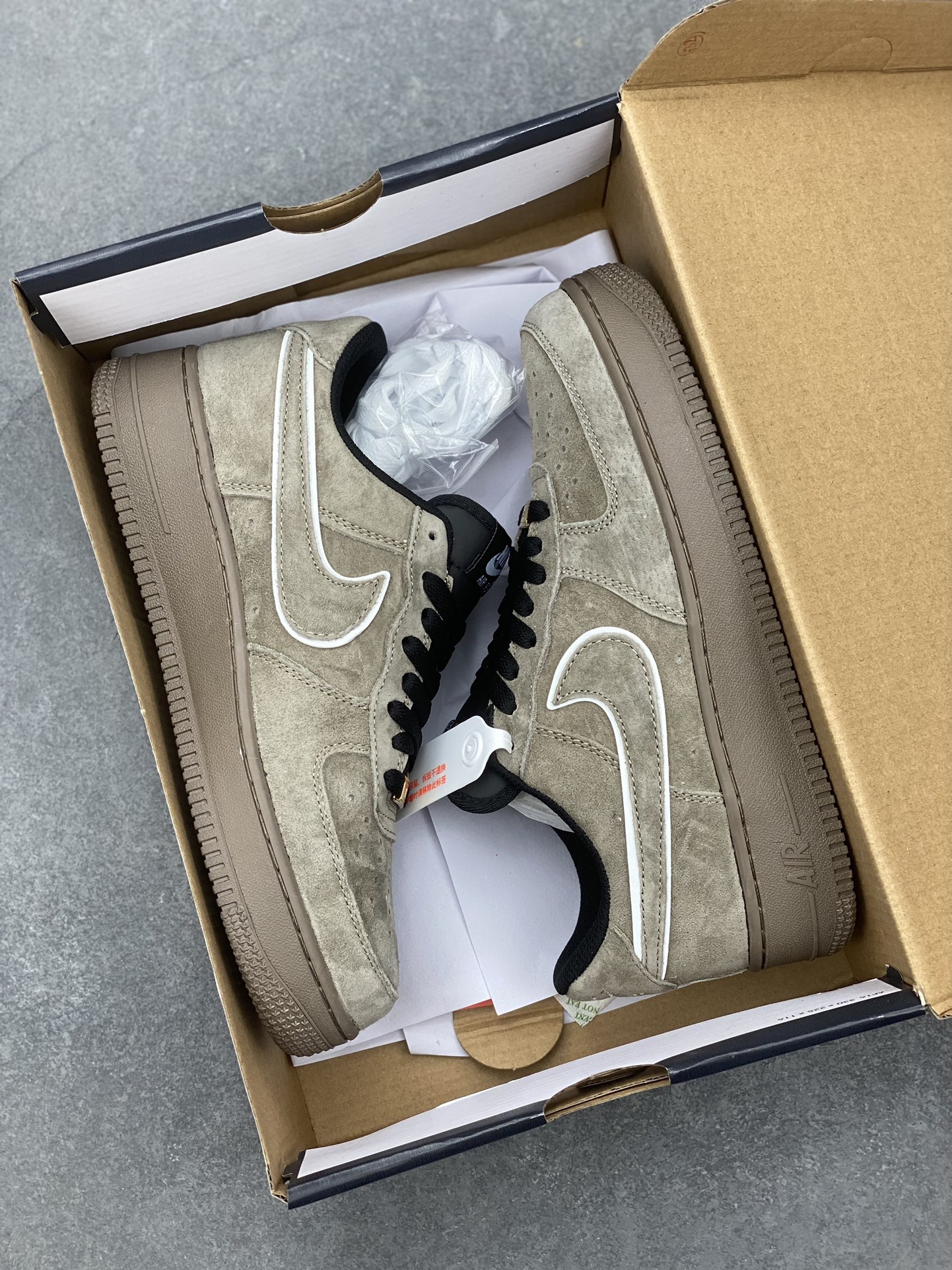 Nike Air Force 1 Low Grey Suede Sneakers - Limited Edition 10 i1703541058 8766 0