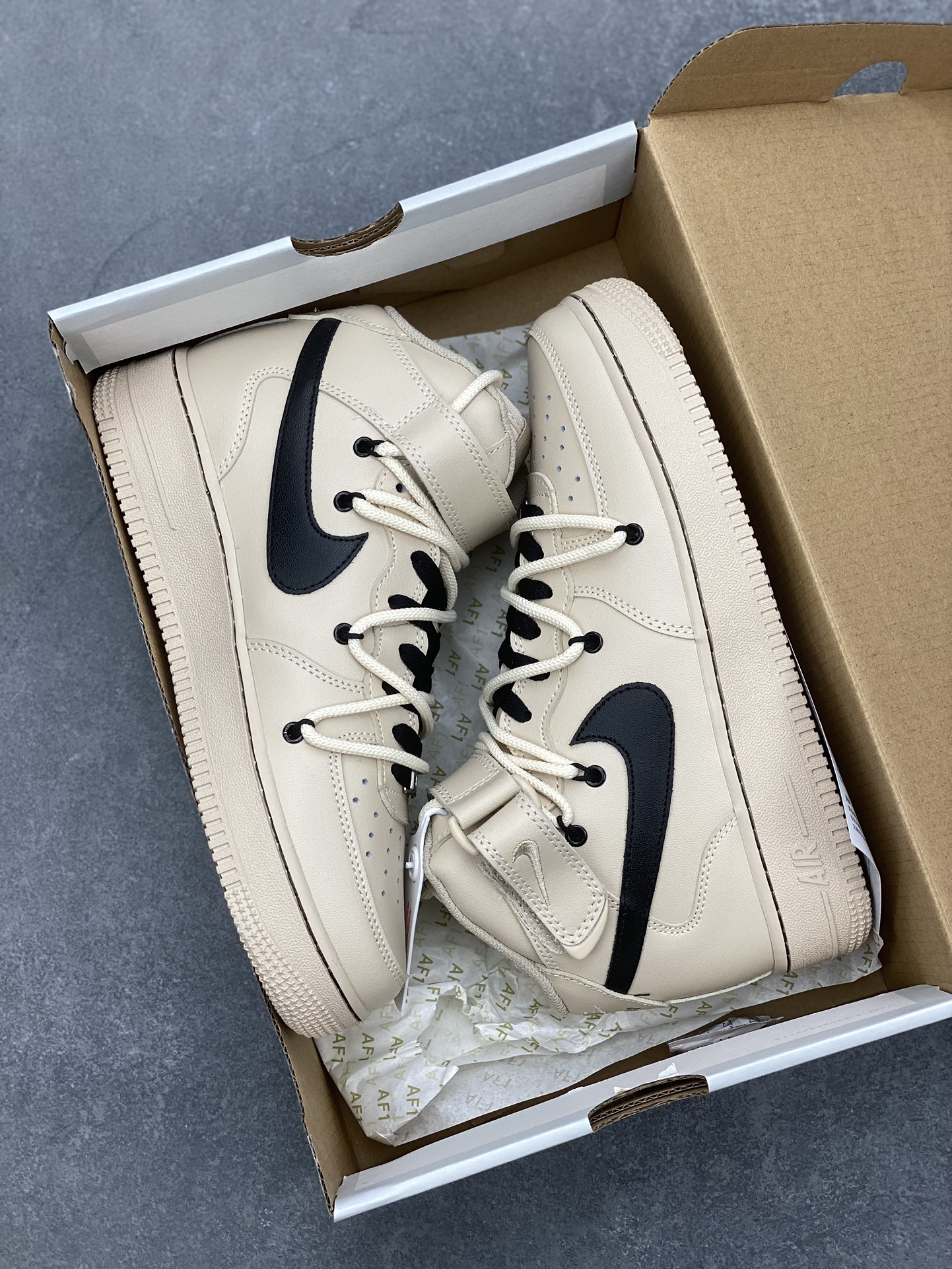Nike Air Force 1 Mid '07 LX NN White Sesame Black CW2289-111 Sneakers 9 i1703541216 1344 0