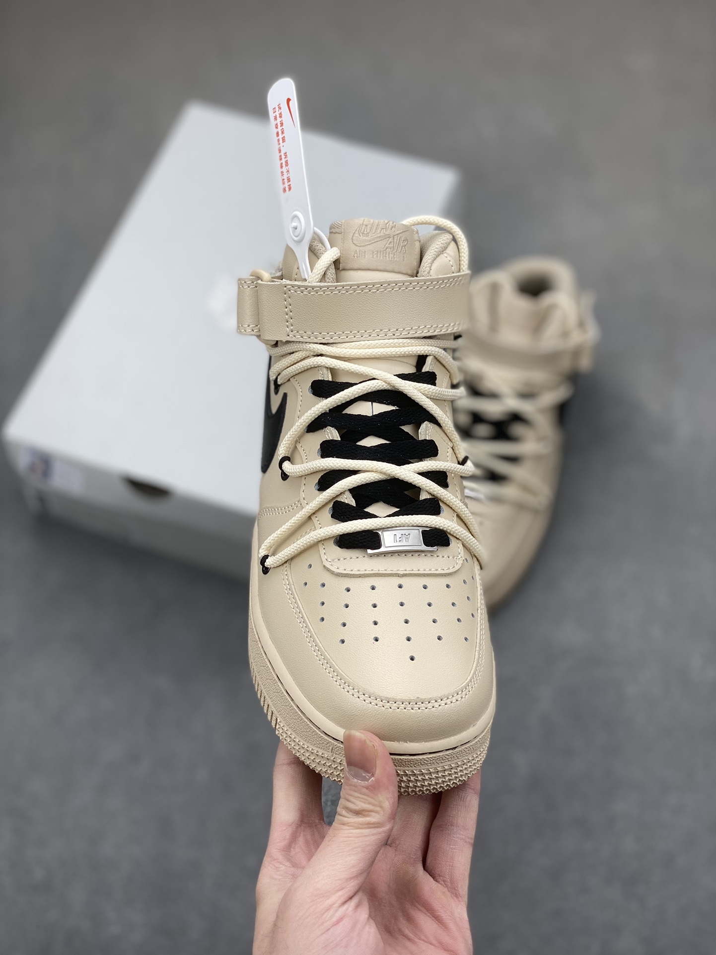 Nike Air Force 1 Mid '07 LX NN White Sesame Black CW2289-111 Sneakers 2 i1703541216 628 0