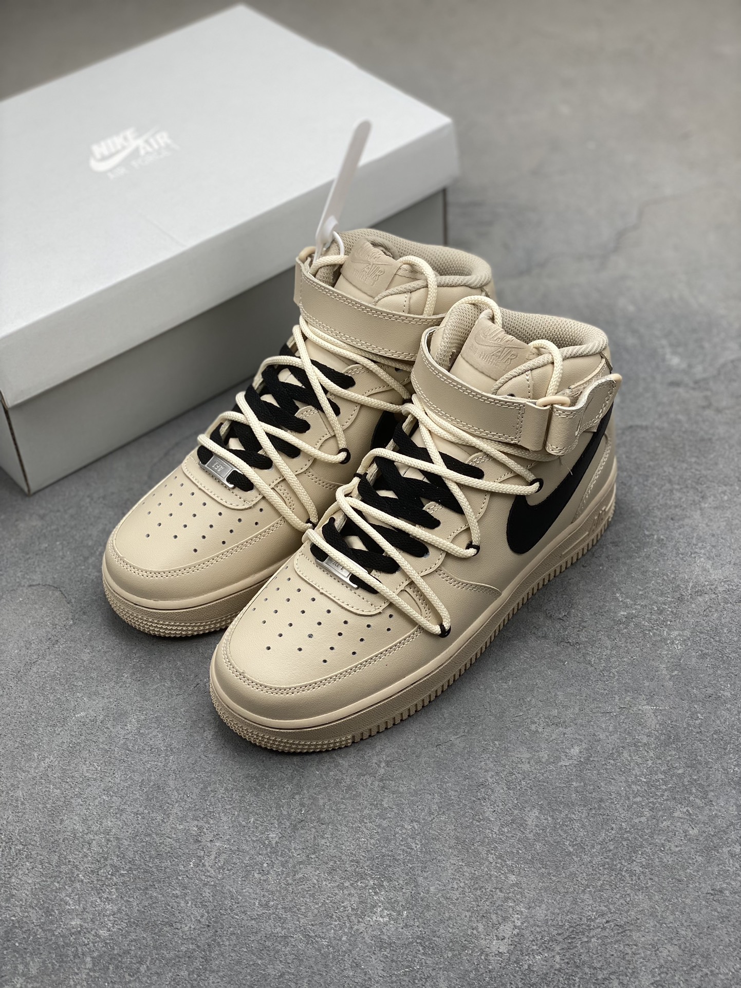 Nike Air Force 1 Mid '07 LX NN White Sesame Black CW2289-111 Sneakers 8 i1703541216 9631 0