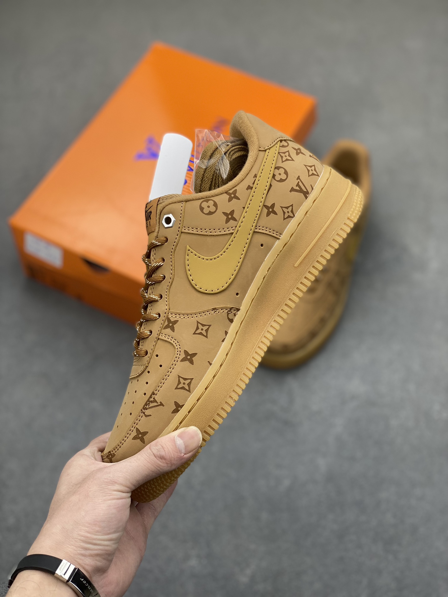 Nike Air Force 1 '07 Low Louis Vuitton Wheat - Limited Edition Sneakers 17 i1703708706 8716 0