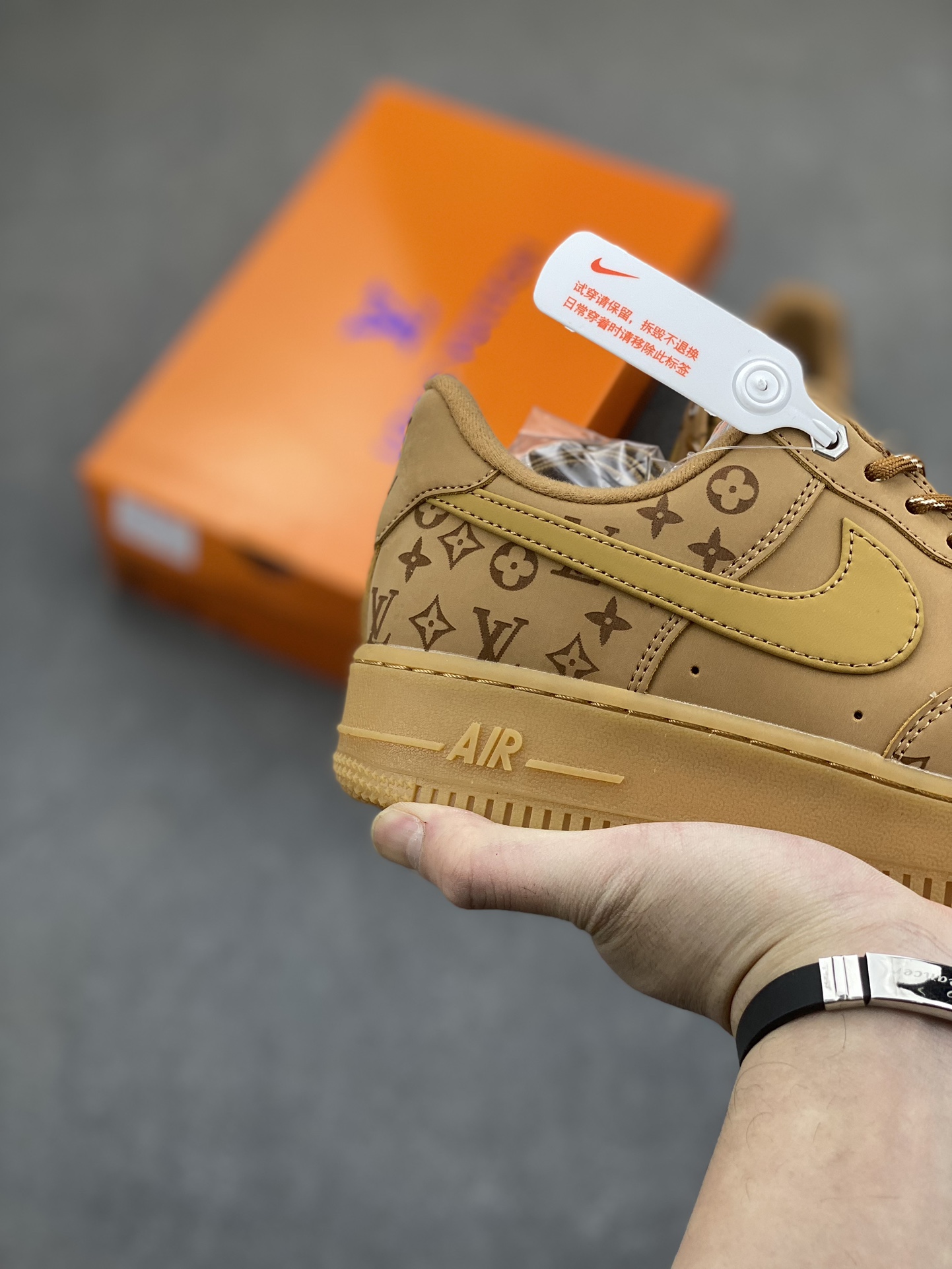 Nike Air Force 1 '07 Low Louis Vuitton Wheat - Limited Edition Sneakers 19 i1703708707 1675 0