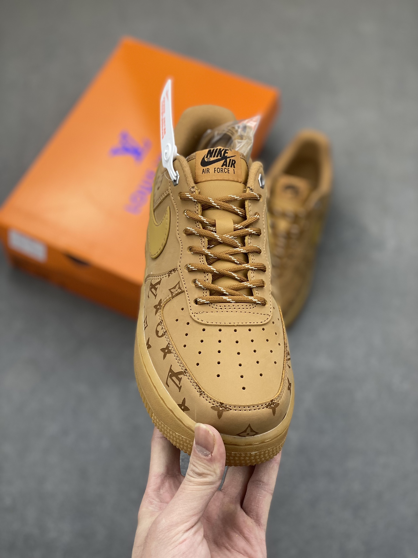 Nike Air Force 1 '07 Low Louis Vuitton Wheat - Limited Edition Sneakers 16 i1703708707 2004 0