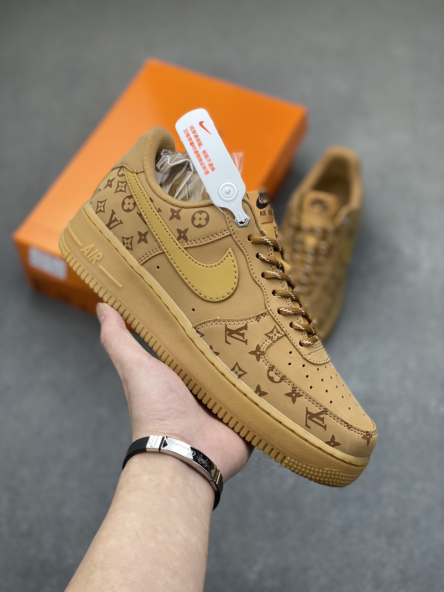 Nike Air Force 1 '07 Low Louis Vuitton Wheat - Limited Edition Sneakers 15 i1703708707 4609 0