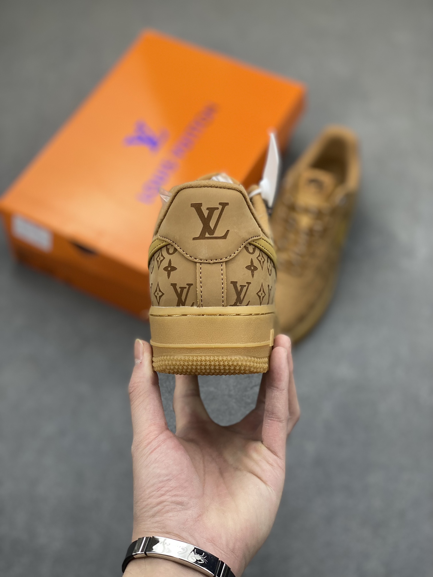 Nike Air Force 1 '07 Low Louis Vuitton Wheat - Limited Edition Sneakers 18 i1703708707 8596 0