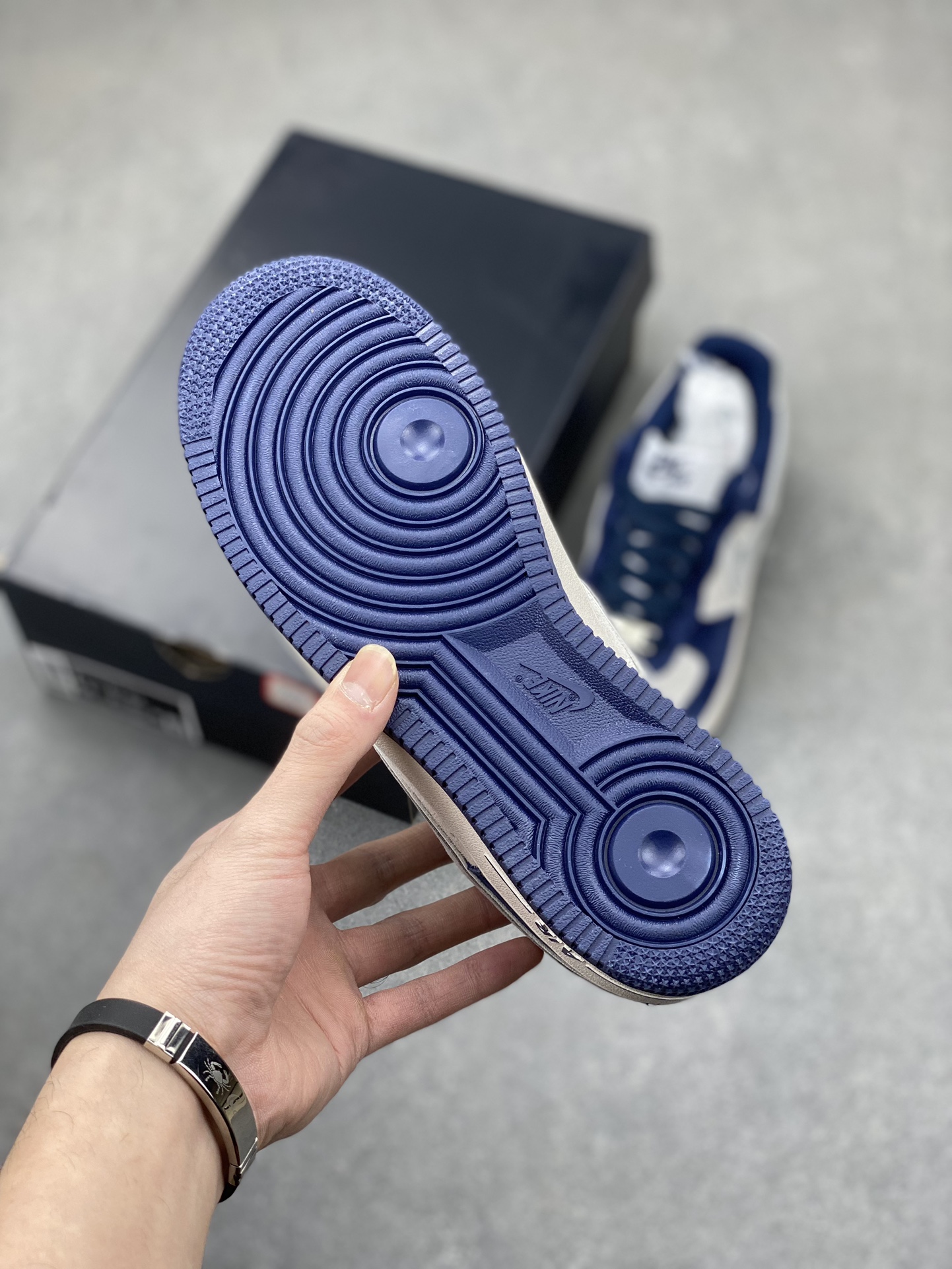 Nike Air Force 1 Low Deep Blue Suede Sneakers - Limited Edition 7 i1703888790 3459 0