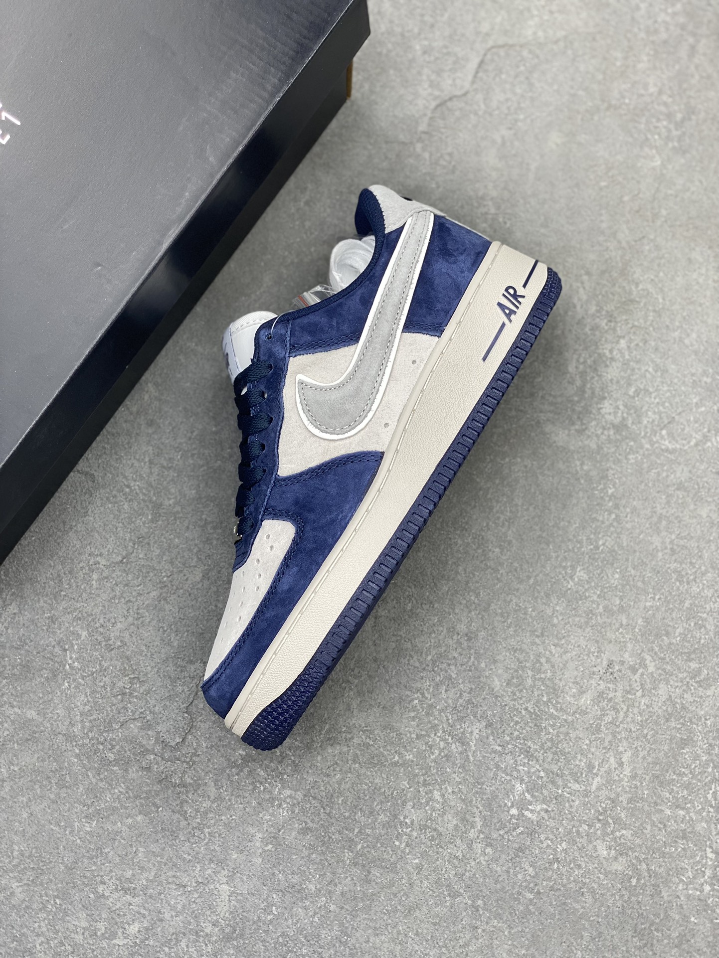 Nike Air Force 1 Low Deep Blue Suede Sneakers - Limited Edition 8 i1703888790 3525 0