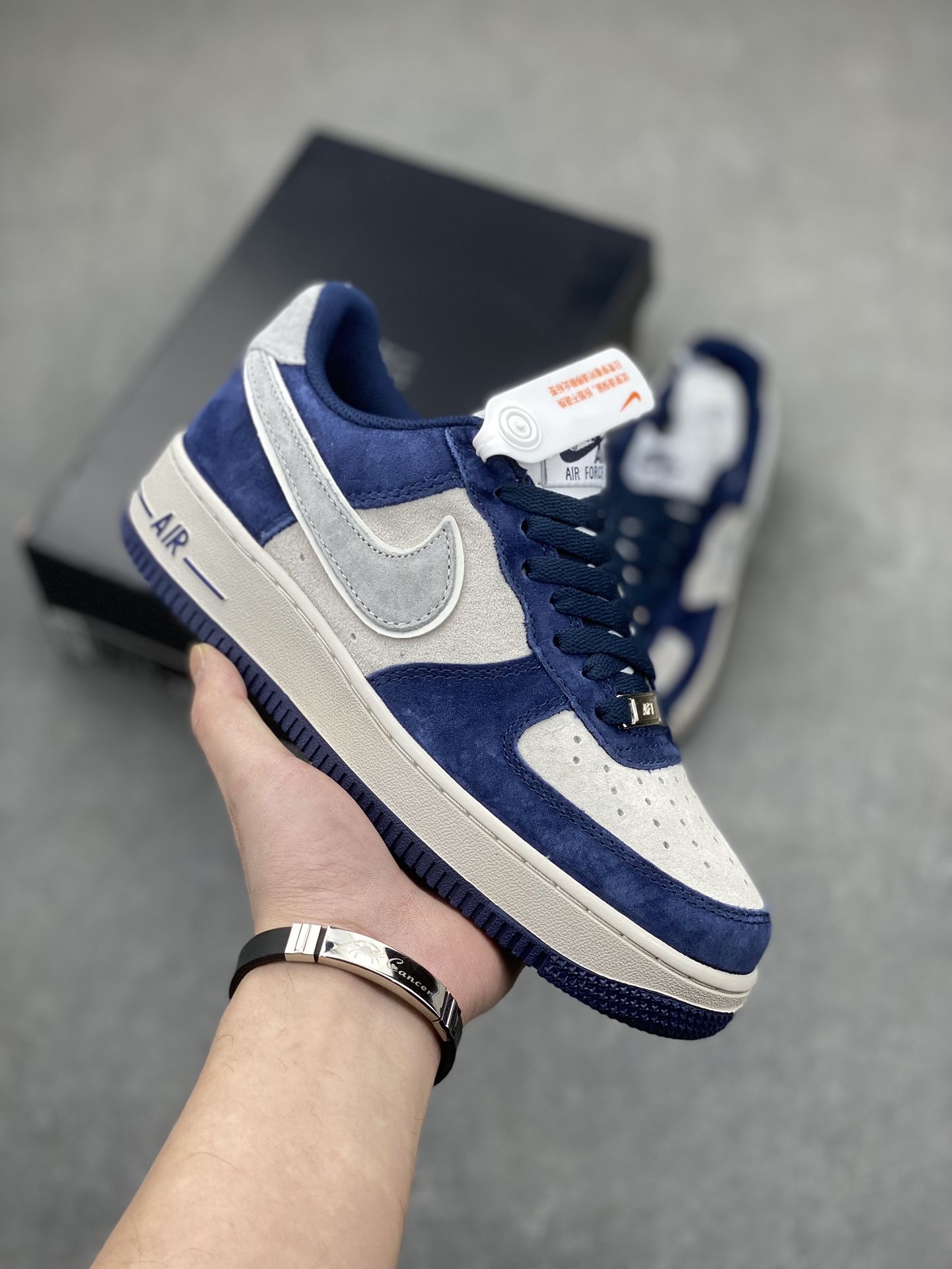Nike Air Force 1 Low Deep Blue Suede Sneakers - Limited Edition 2 i1703888791 9436 0