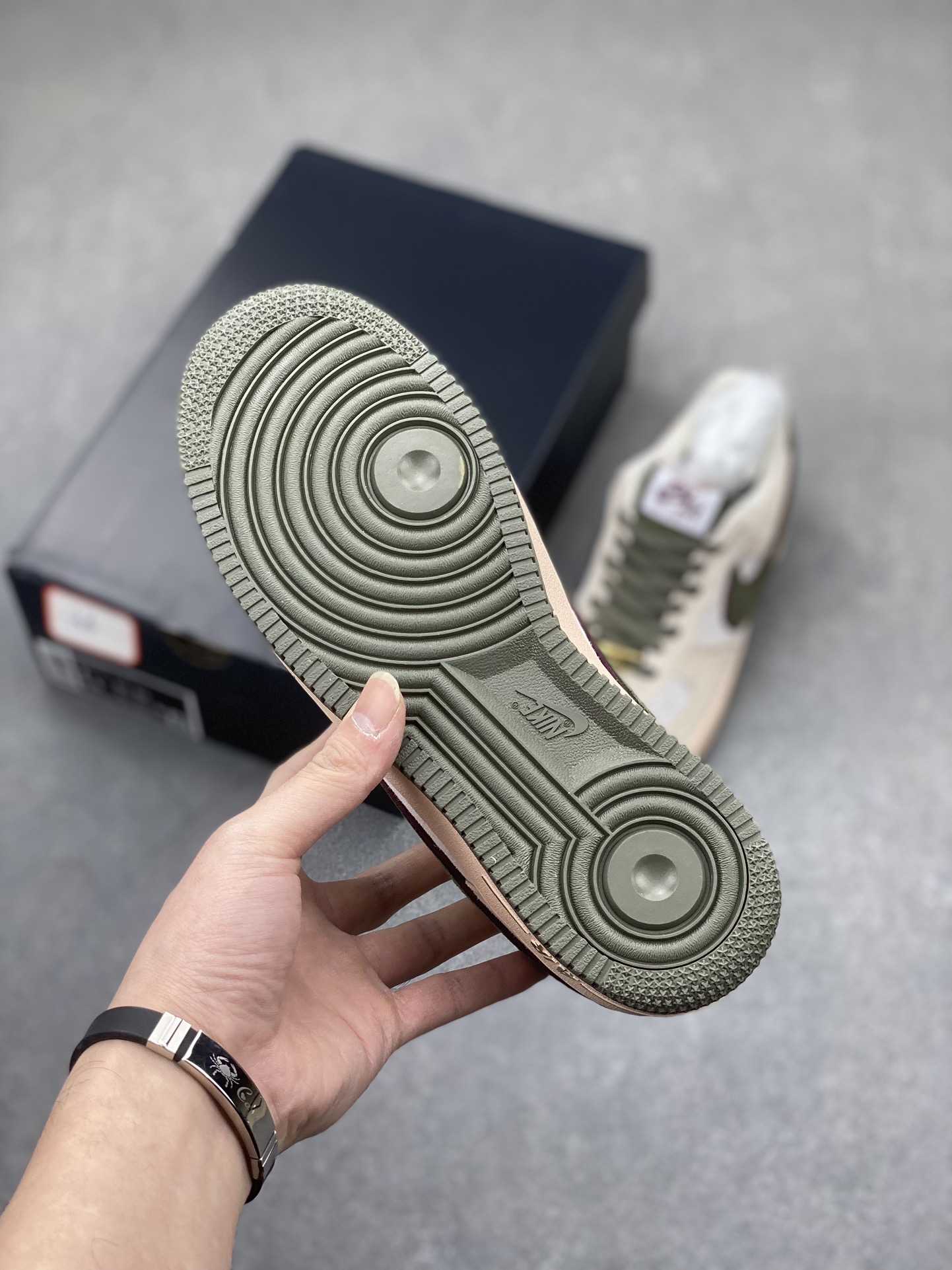 Nike Air Force 1 Low Olive Suede Sneakers - Limited Edition, Company Grade 7 i1704487611 6871 5