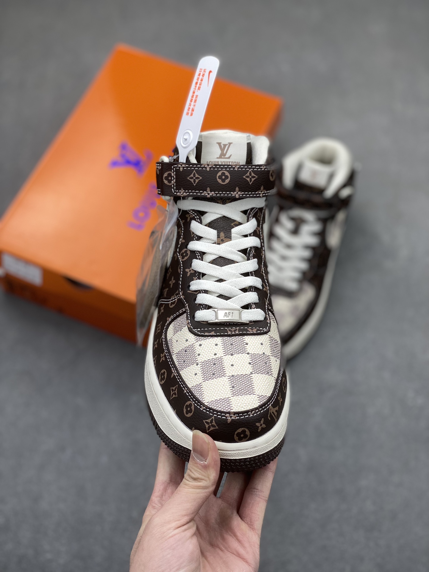 Nike Air Force 1 '07 Low Louis Vuitton Brown Shoes - Limited Edition 3 i1704487693 4835 8