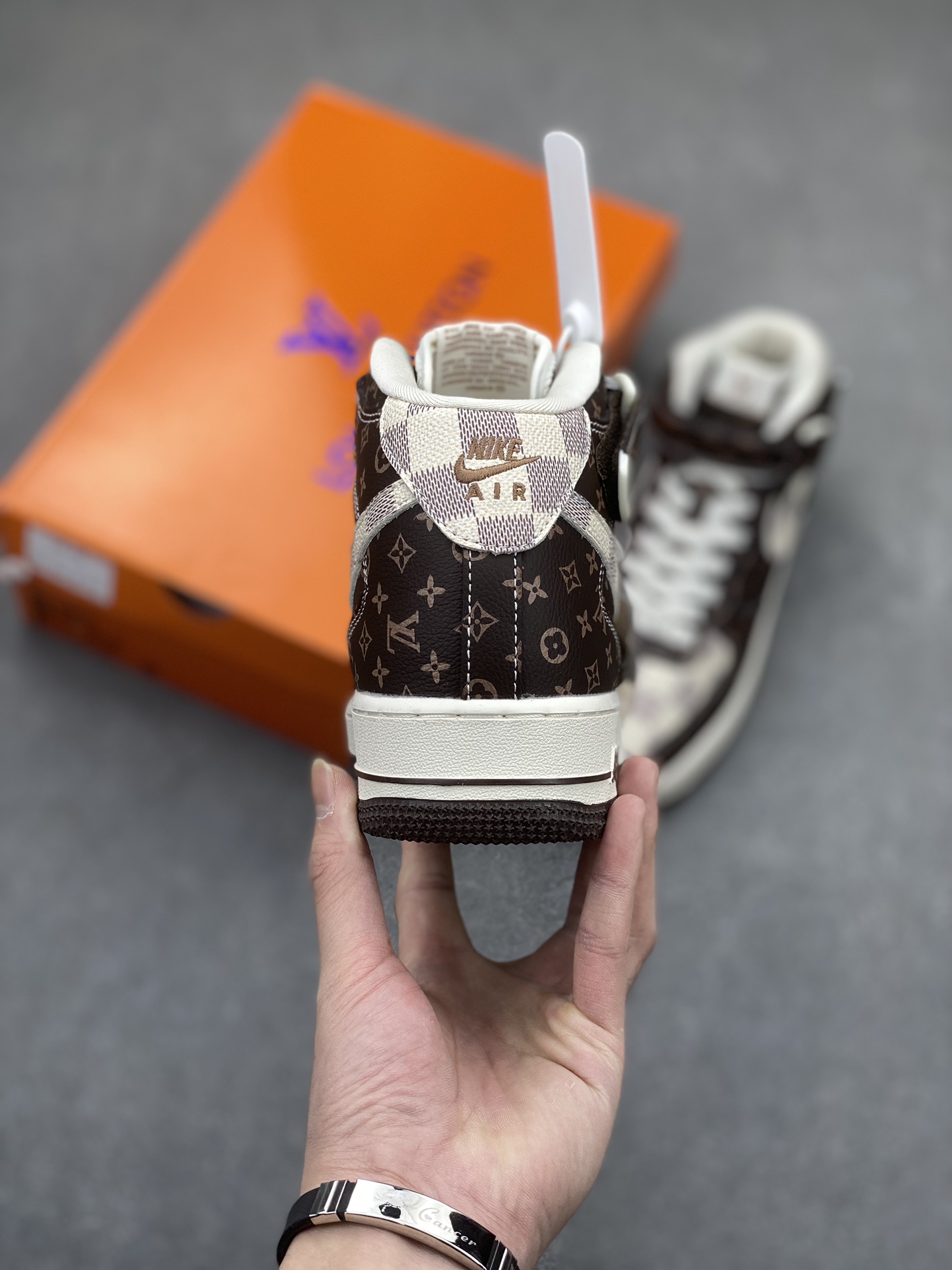 Nike Air Force 1 '07 Low Louis Vuitton Brown Shoes - Limited Edition 5 i1704487693 6951 3