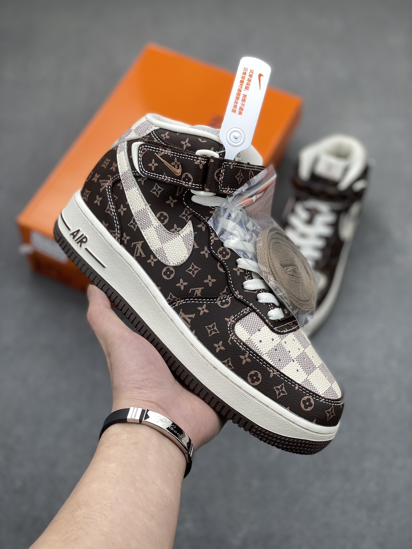 Nike Air Force 1 '07 Low Louis Vuitton Brown Shoes - Limited Edition 2 i1704487693 7314 6