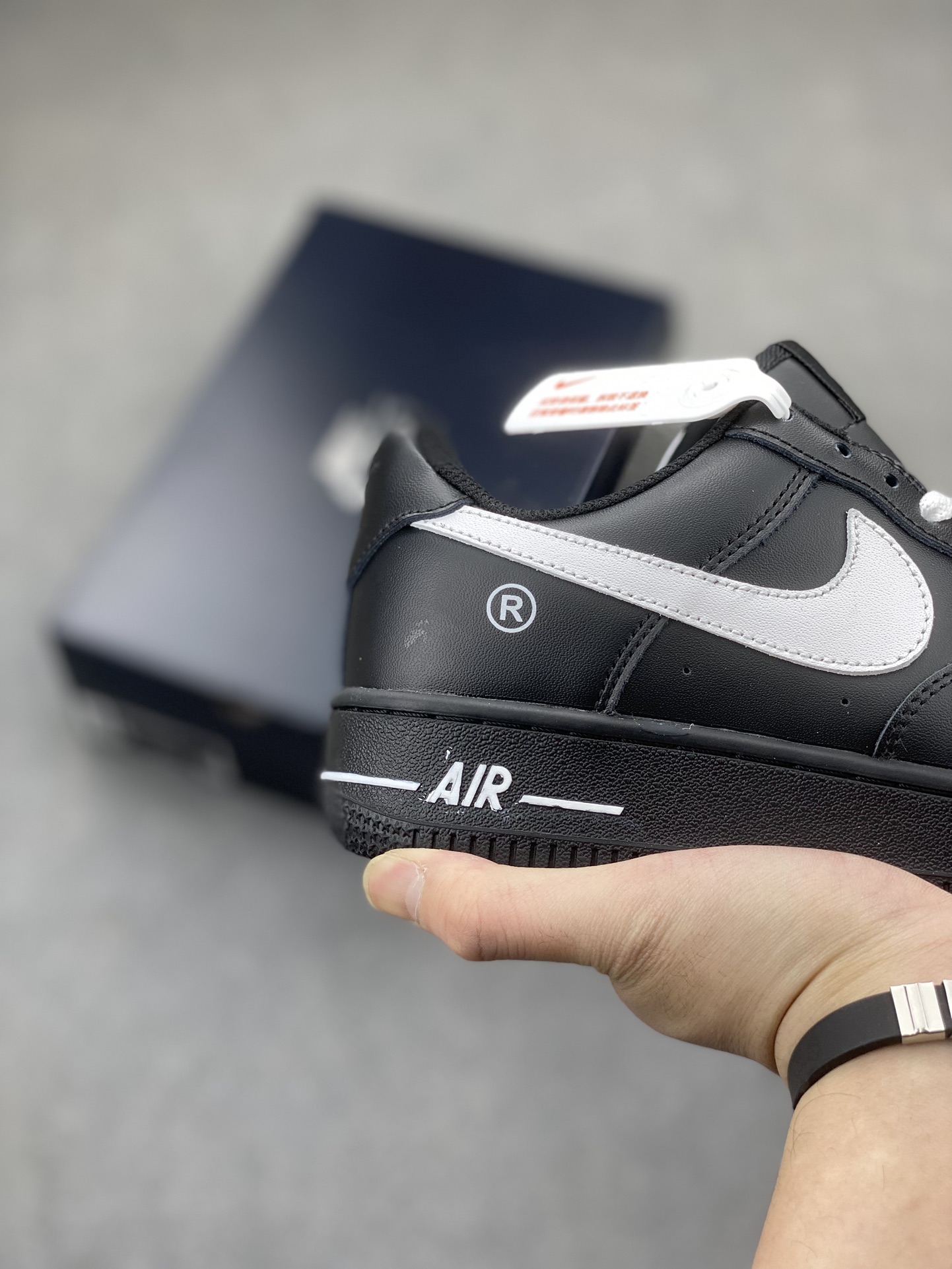 Nike Air Force 1 '07 Low Black White Custom Casual Sneakers CW2288-002 6 i1704489137 3788 6