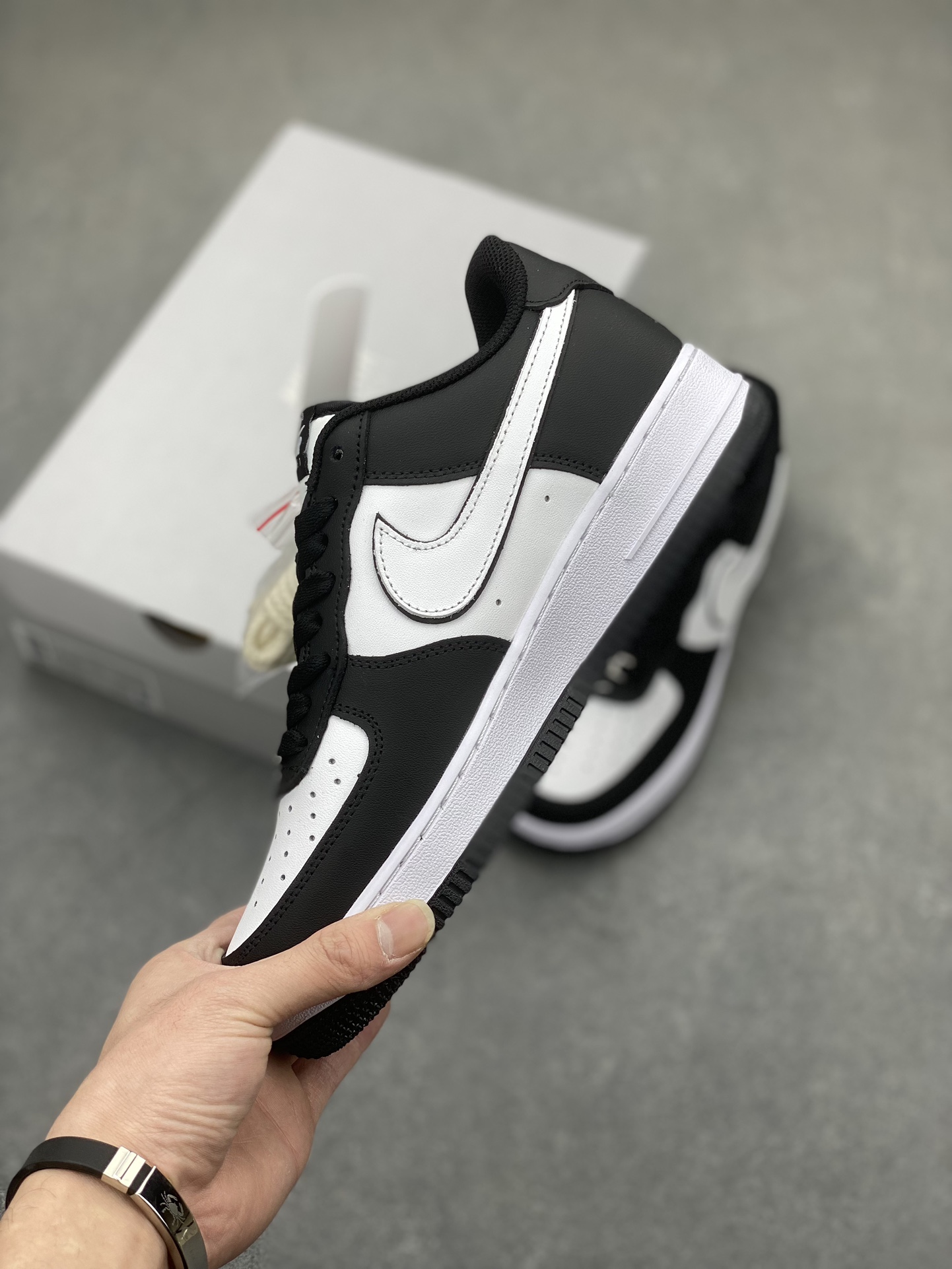 Nike Air Force 1 '07 Low Panda - Black and White Classic Sneakers 4 i1704489628 2372 3