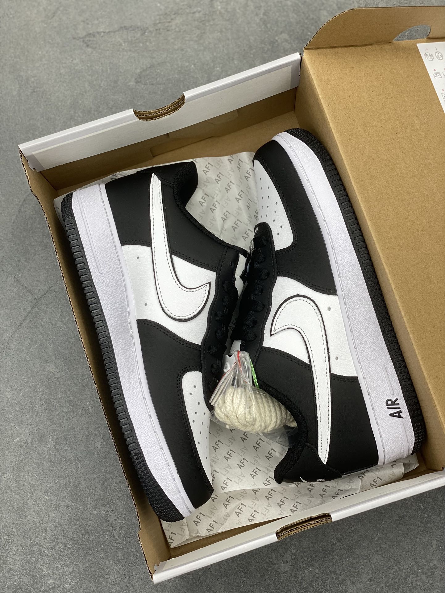Nike Air Force 1 '07 Low Panda - Black and White Classic Sneakers 10 i1704489628 9025 6