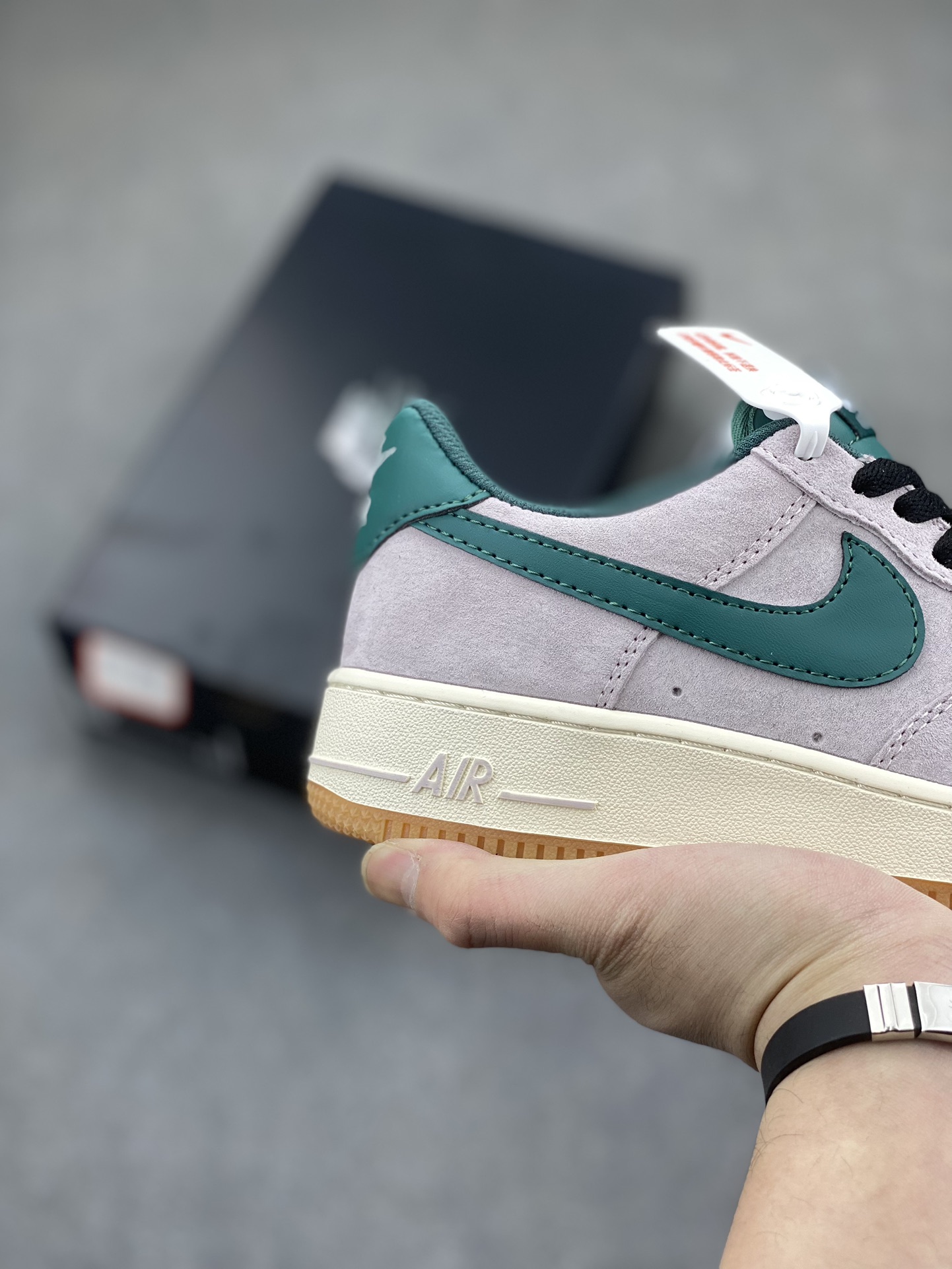 Nike Air Force 1 Low Grey Green Suede Casual Sneakers - Limited Edition 6 i1704576153 2734 3