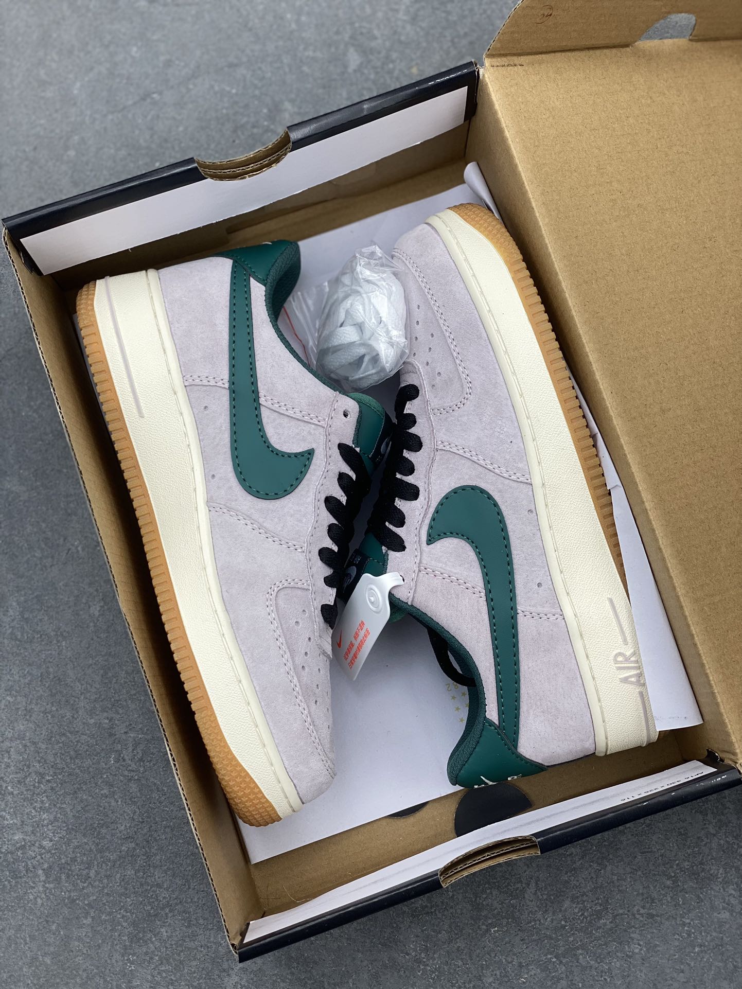 Nike Air Force 1 Low Grey Green Suede Casual Sneakers - Limited Edition 10 i1704576153 5713 6