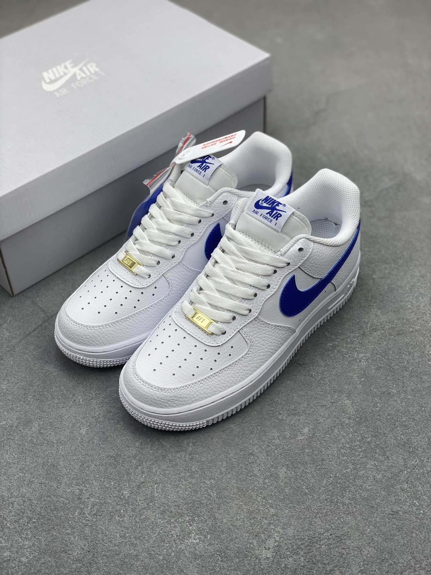 Nike Air Force 1 Low White Royal Blue Casual Sneaker (DM2845-100) 9 i1704576930 5153 0