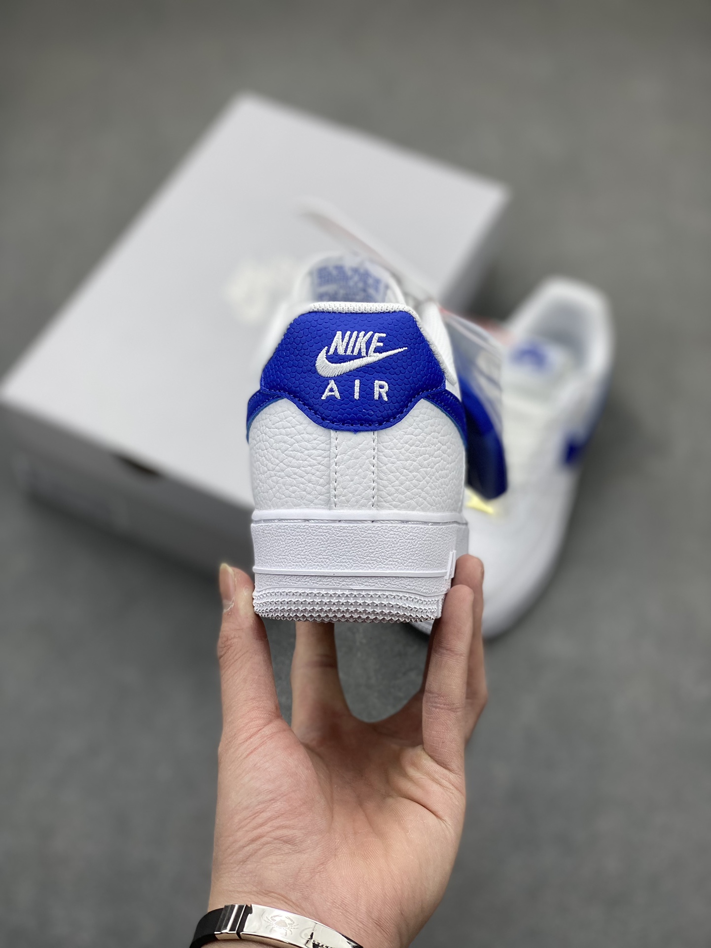 Nike Air Force 1 Low White Royal Blue Casual Sneaker (DM2845-100) 5 i1704576931 1368 0
