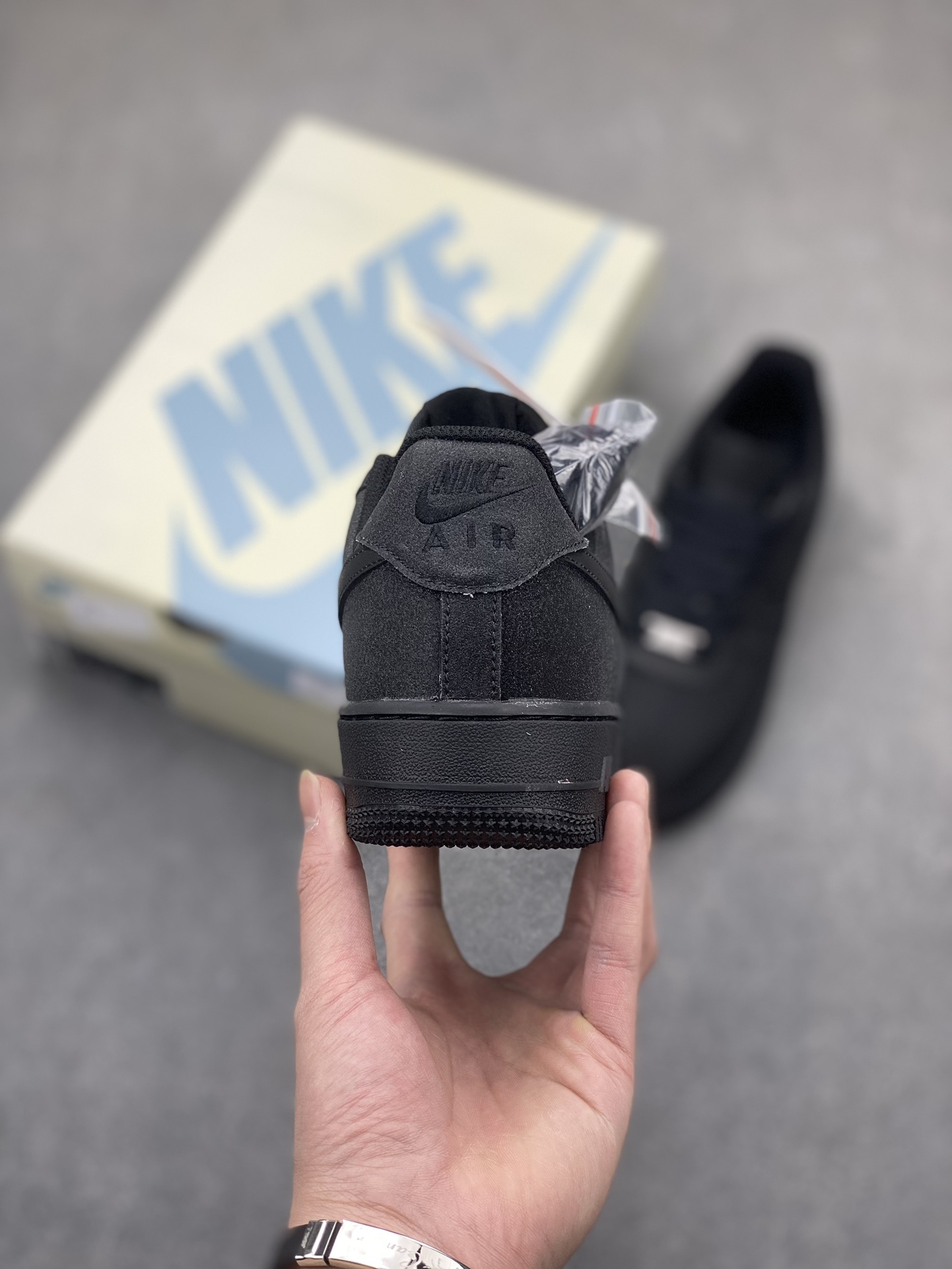 Nike Air Force 1 Black Fine Glitter Sneakers - Official Version 5 i1704664761 4255 4