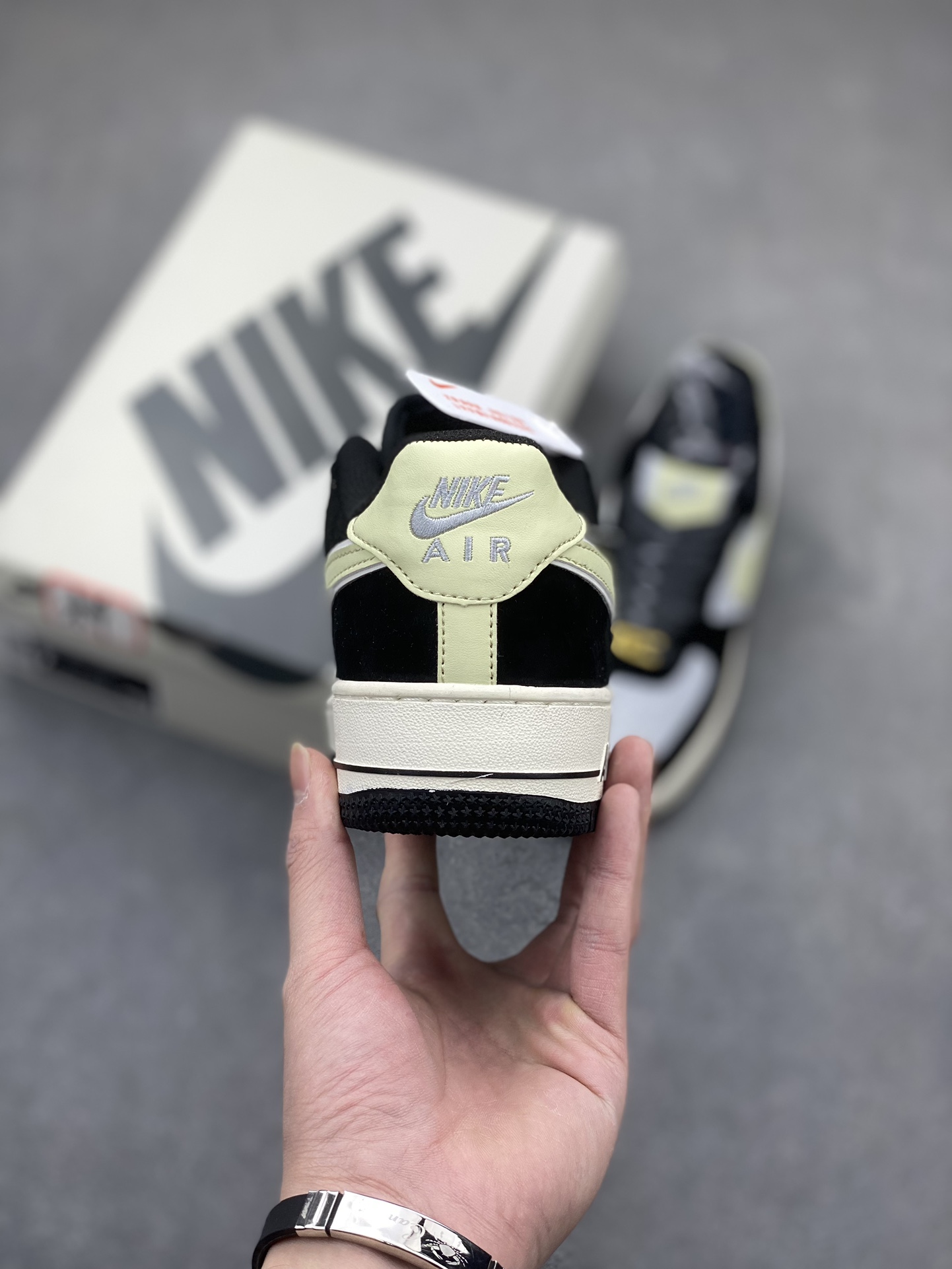 Nike Air Force 1 Low '07 Cream Panda Suede Sneakers 5 i1704664884 1048 7