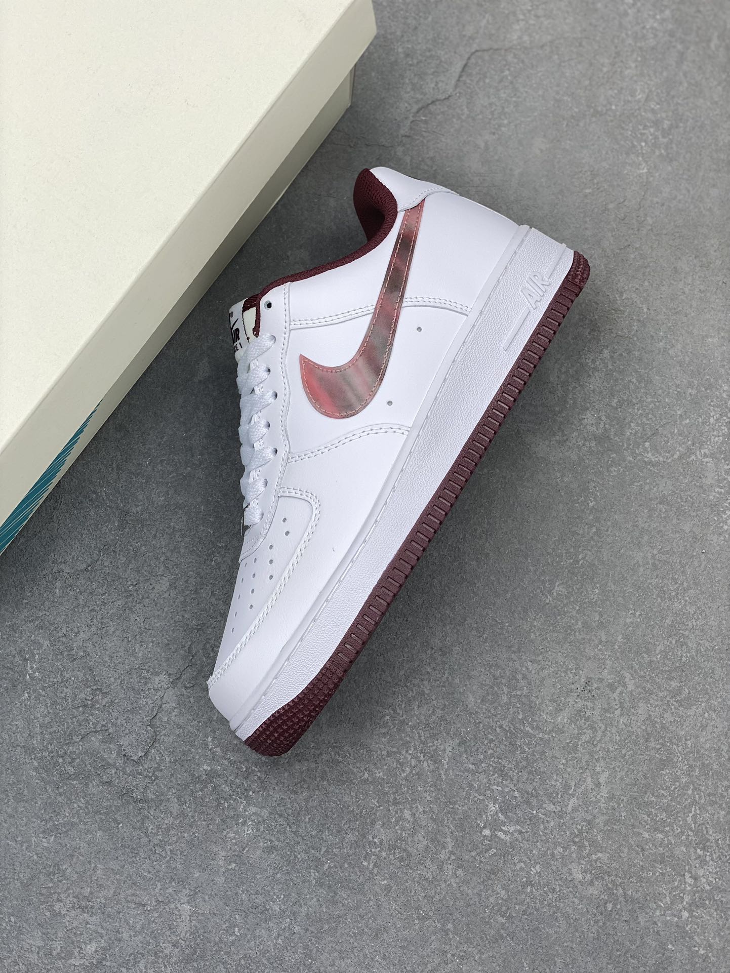 Nike Air Force 1 '07 Low 'Mirror Wine Red' Casual Sneakers 8 i1704740915 1129 6